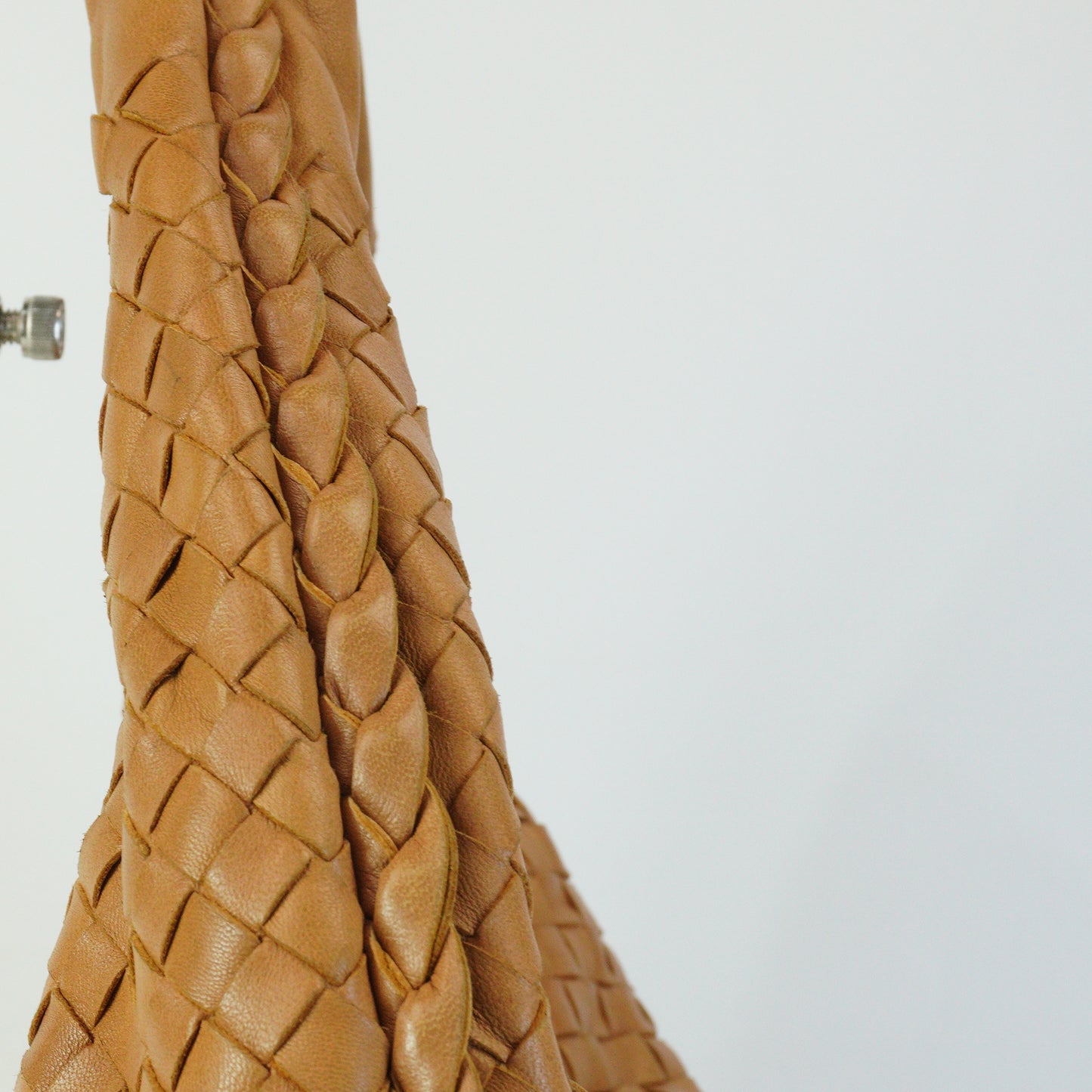 Bottega Veneta Intrecciato Hobo Bag Tan Large GHW