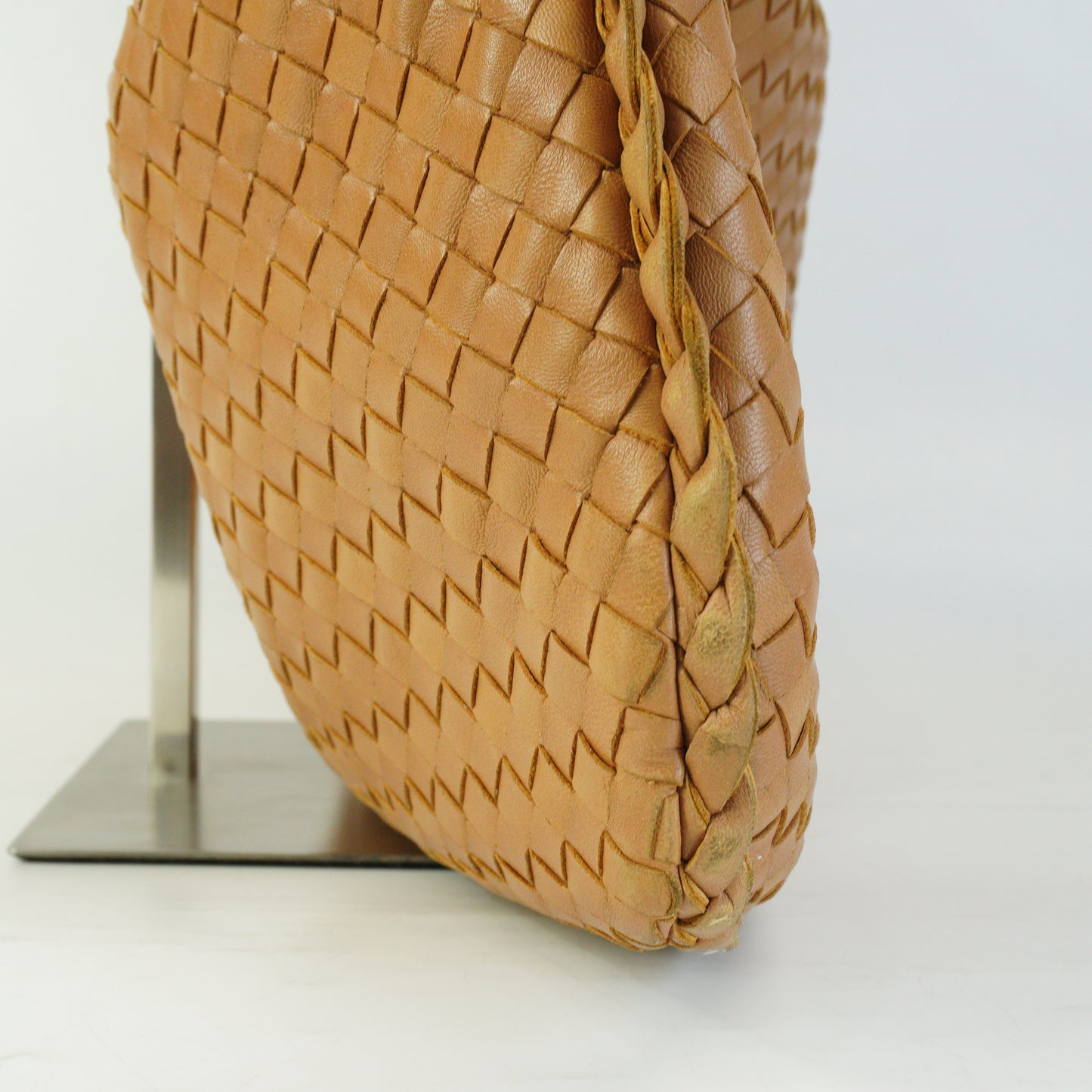 Bottega Veneta Intrecciato Hobo Bag Tan Large GHW