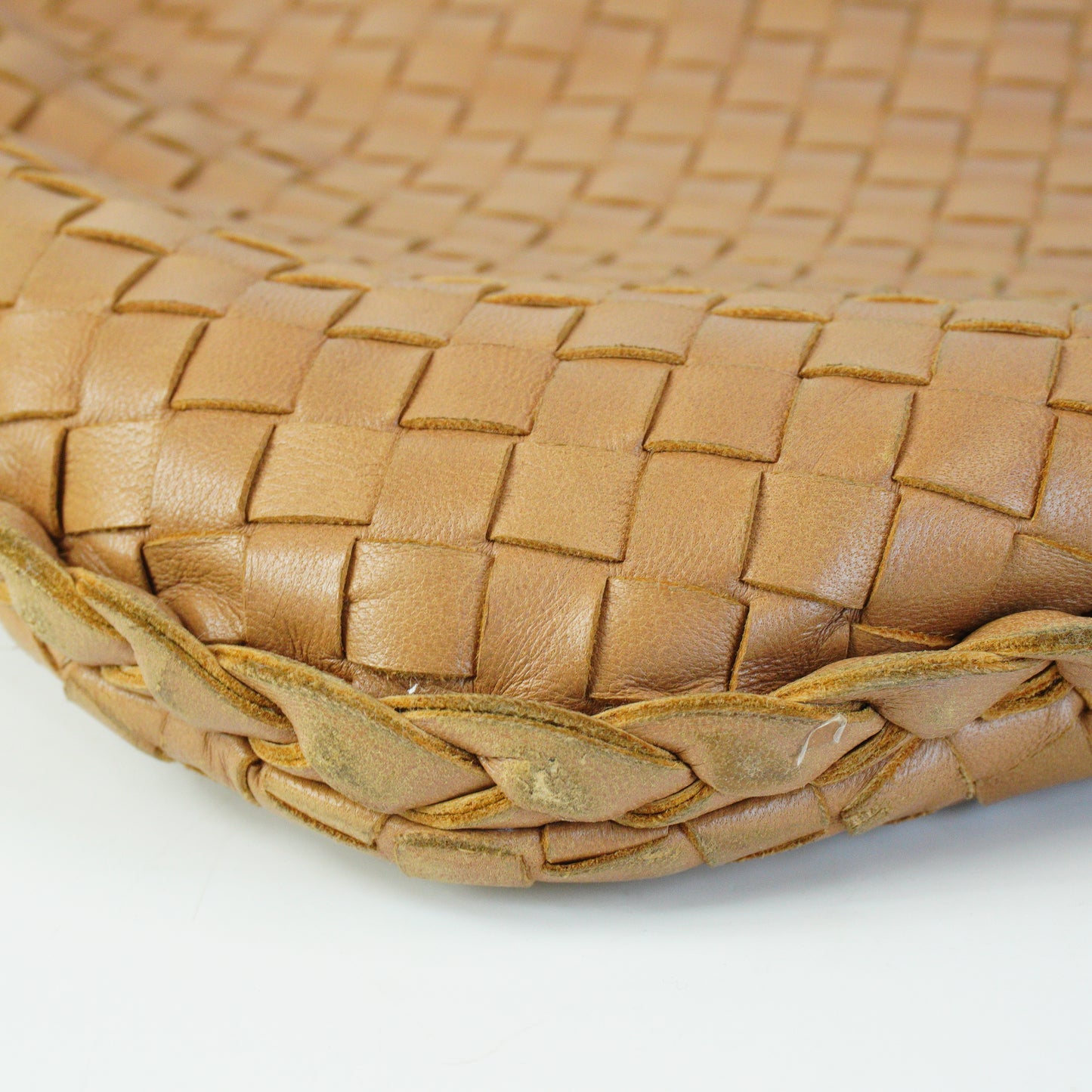 Bottega Veneta Intrecciato Hobo Bag Tan Large GHW