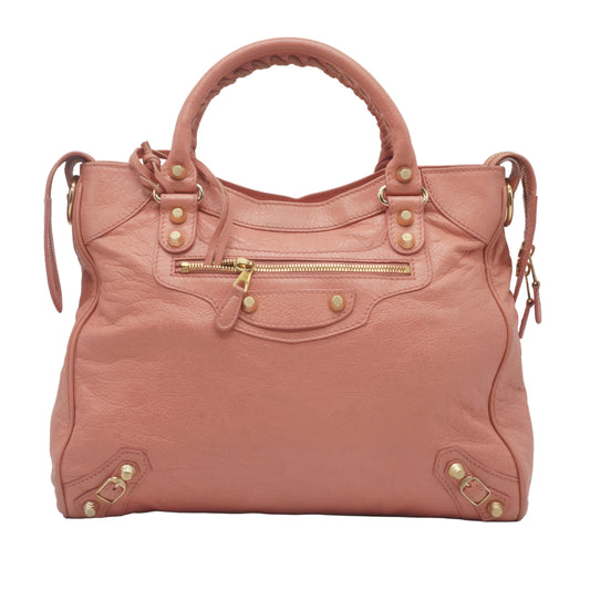 Balenciaga	Giant 12 City Bag medium pink GHW
