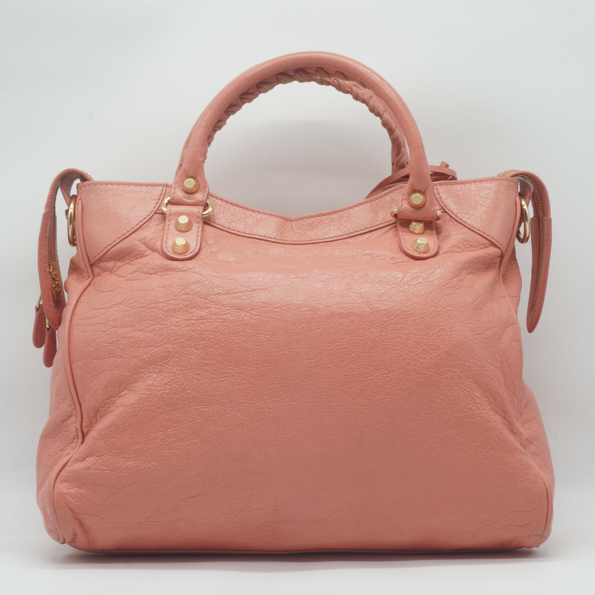 Balenciaga	Giant 12 City Bag medium pink GHW