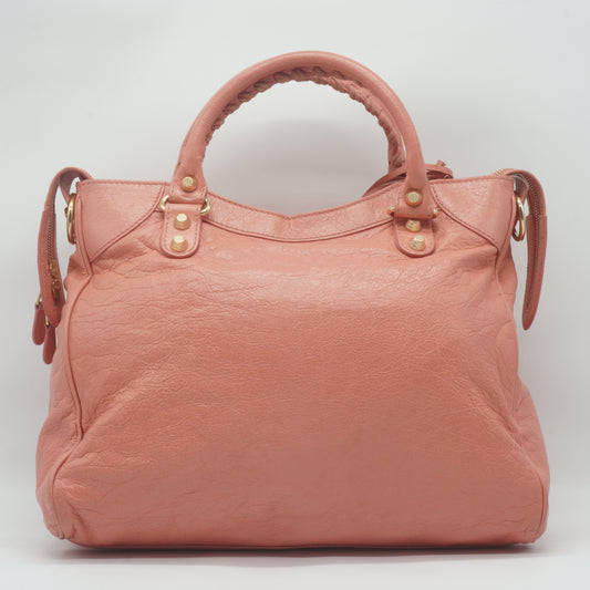 Balenciaga	Giant 12 City Bag medium pink GHW
