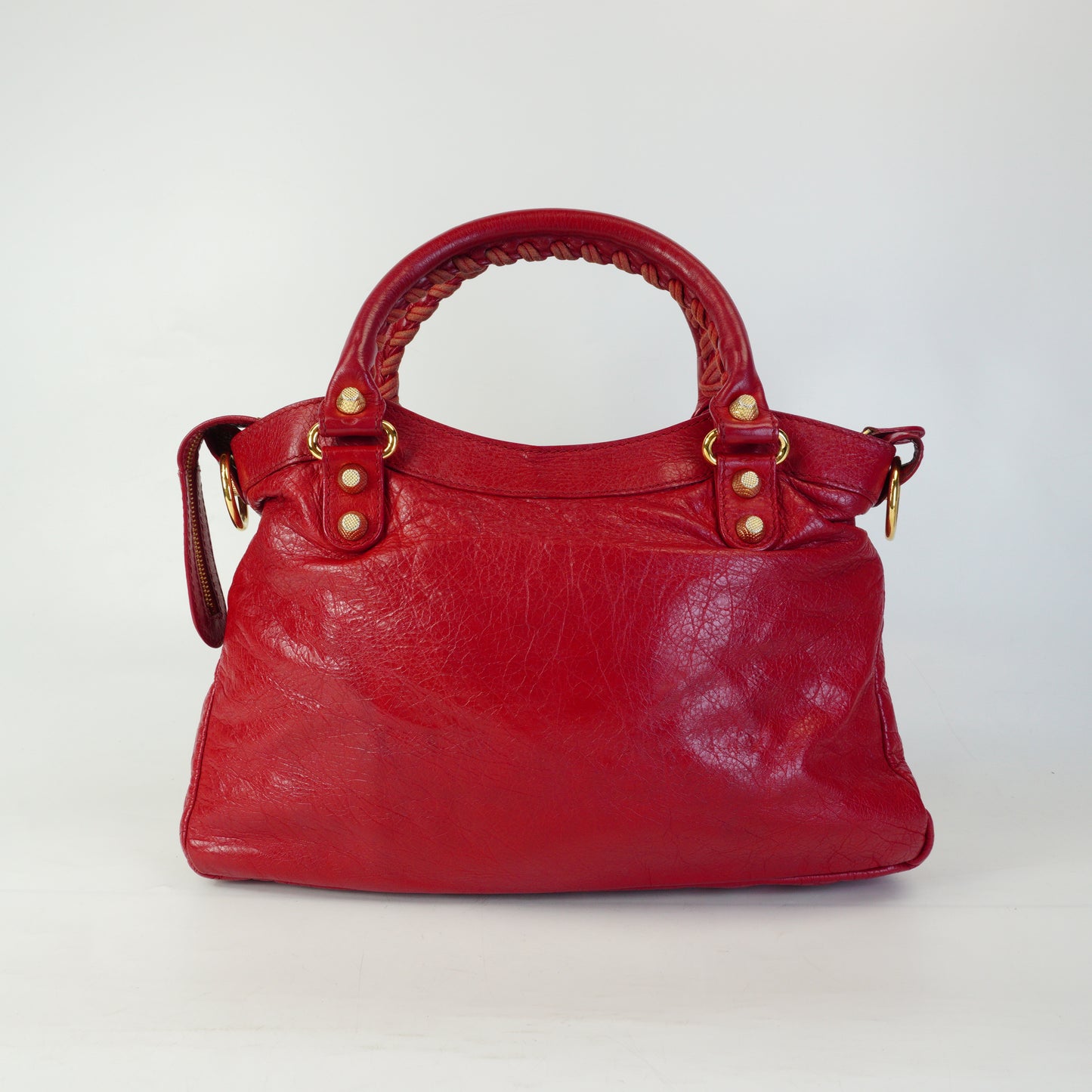 BalenciagaClassic City Medium Red GHW