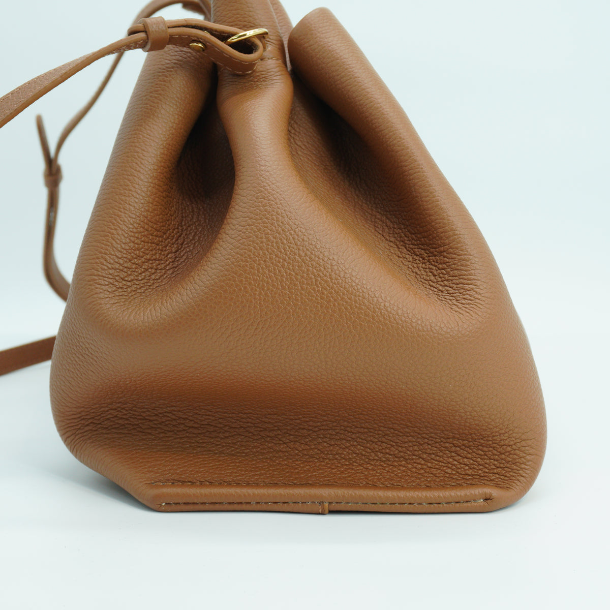 Polene Numero Neuf Textured Camel Regular GHW
