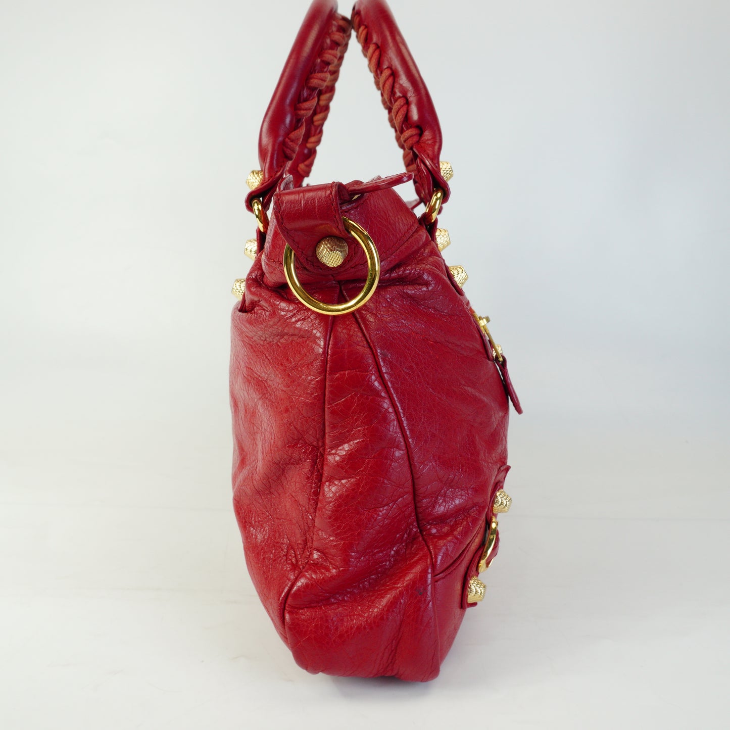 BalenciagaClassic City Medium Red GHW