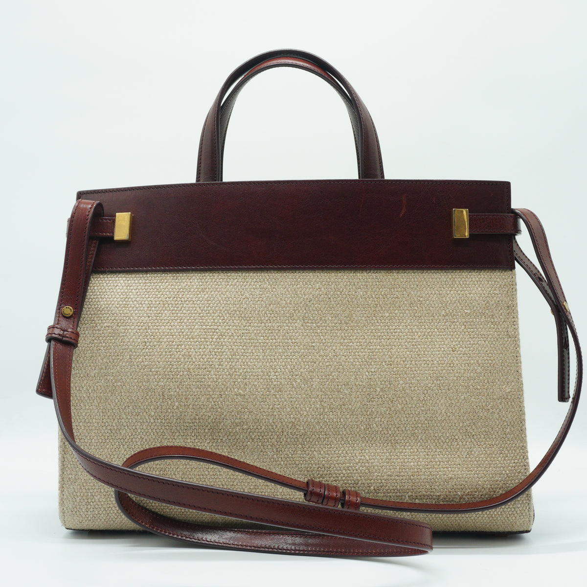 YSL Manhattan Tote Bag GHW Medium