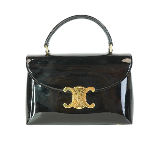 Celine Teen Nino Bag Black Patent
