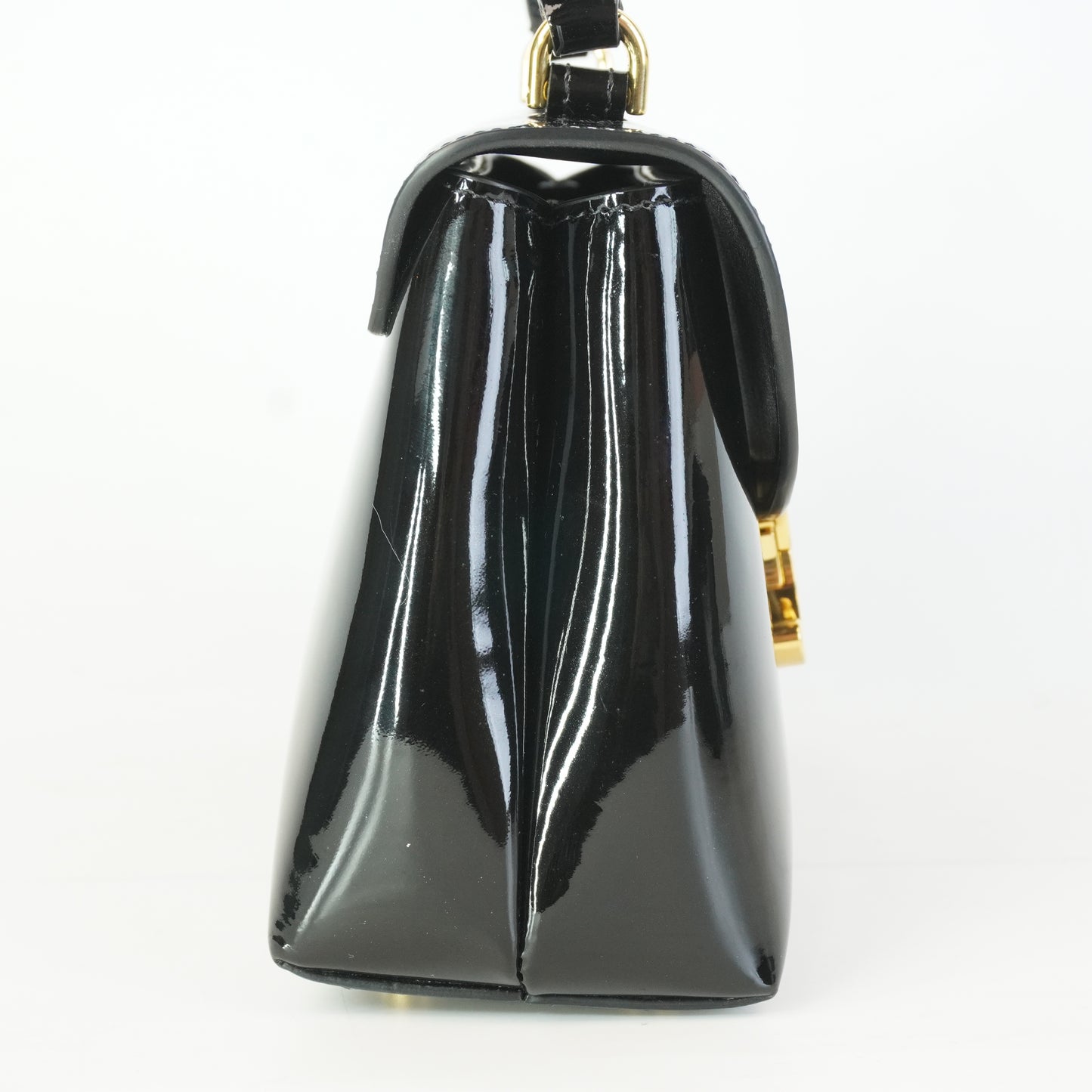 Celine Teen Nino Bag Black Patent