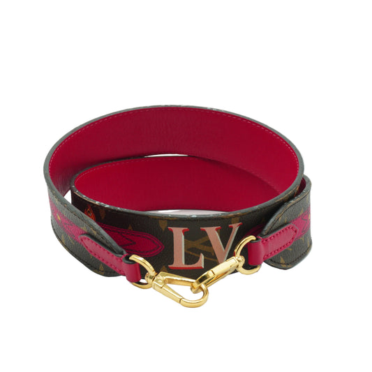 Louis Vuitton Bandouliere Strap Mono Pink
