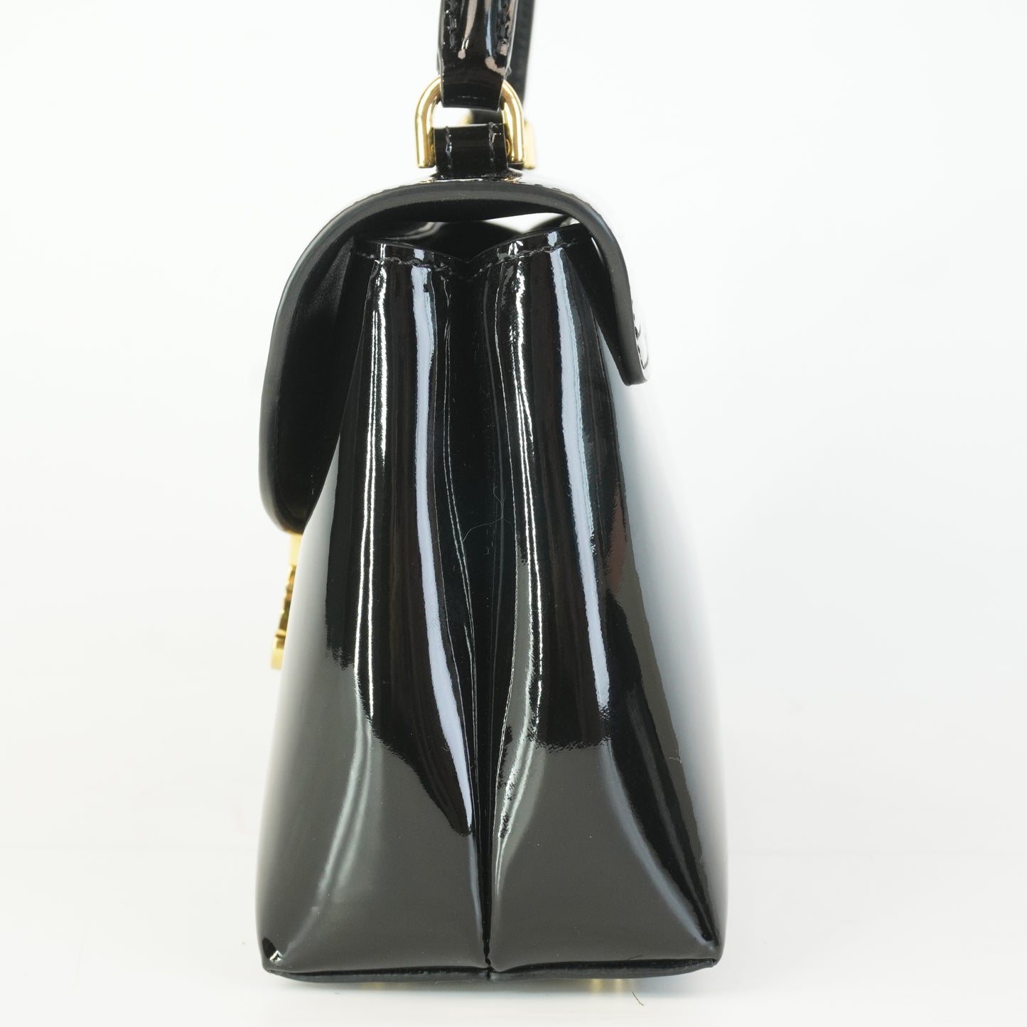 Celine Teen Nino Bag Black Patent