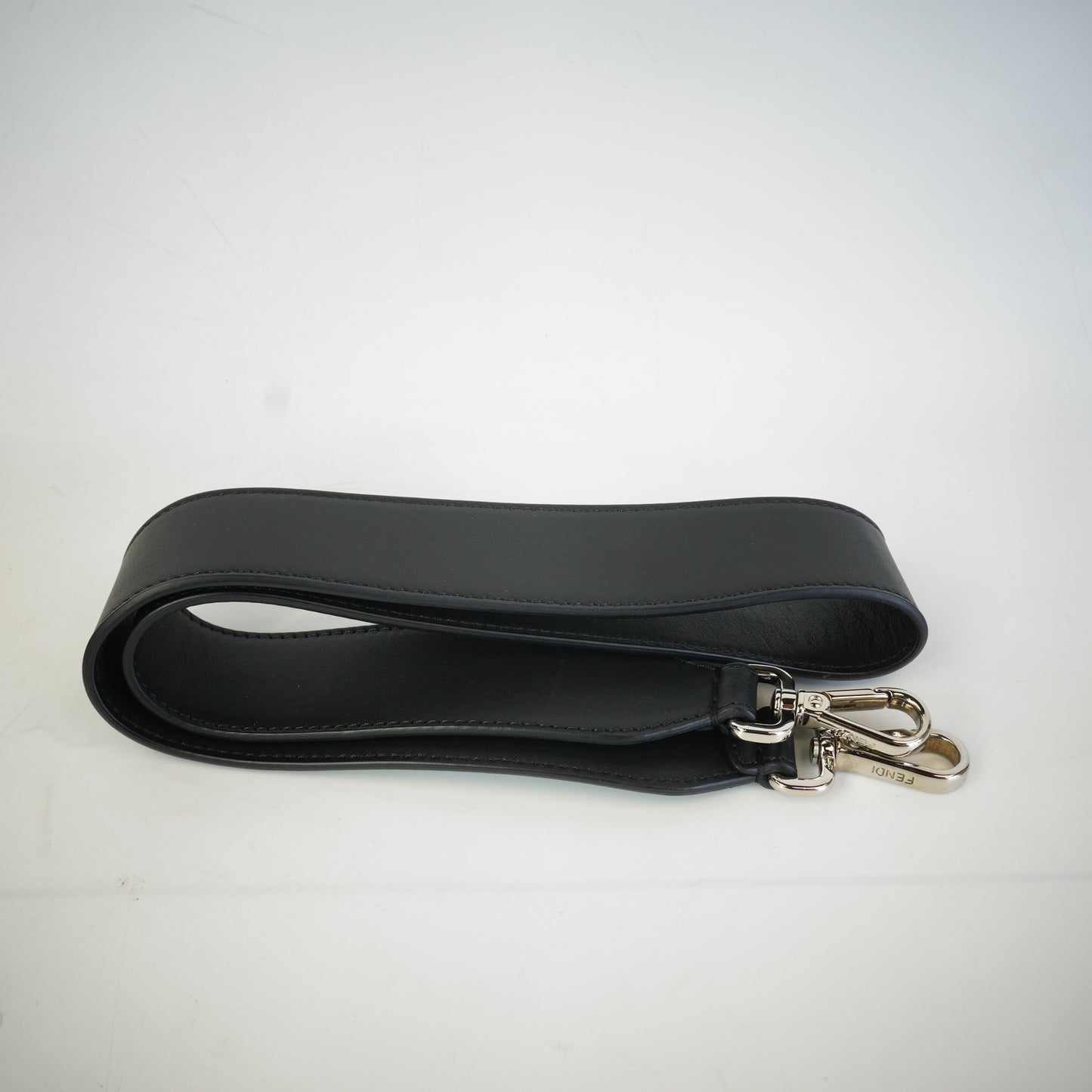 Fendi Kan I F Shoulder Bag Small Black GSHW