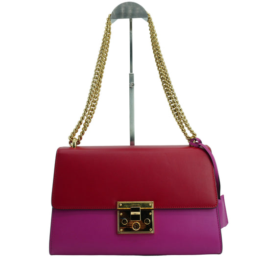 Gucci Padlock Medium Smooth Calfskins RED/PINK GHW