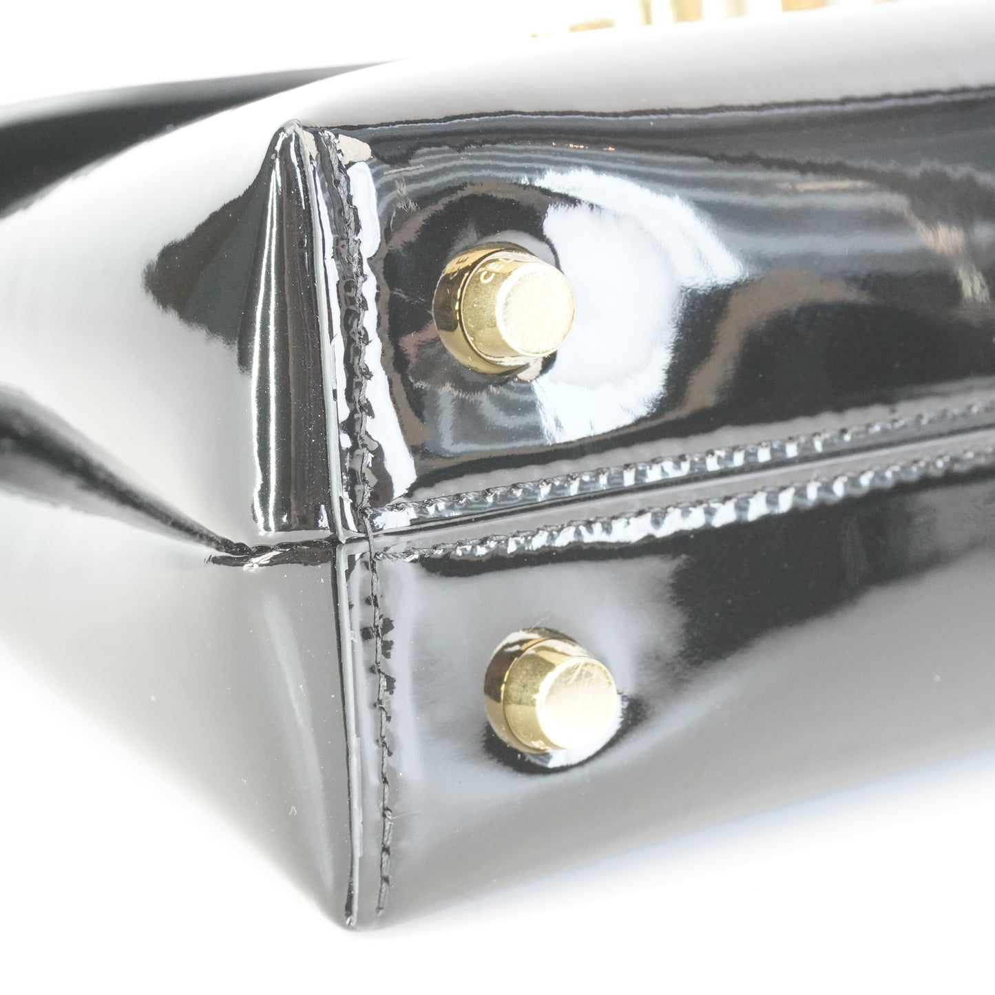 Celine Teen Nino Bag Black Patent