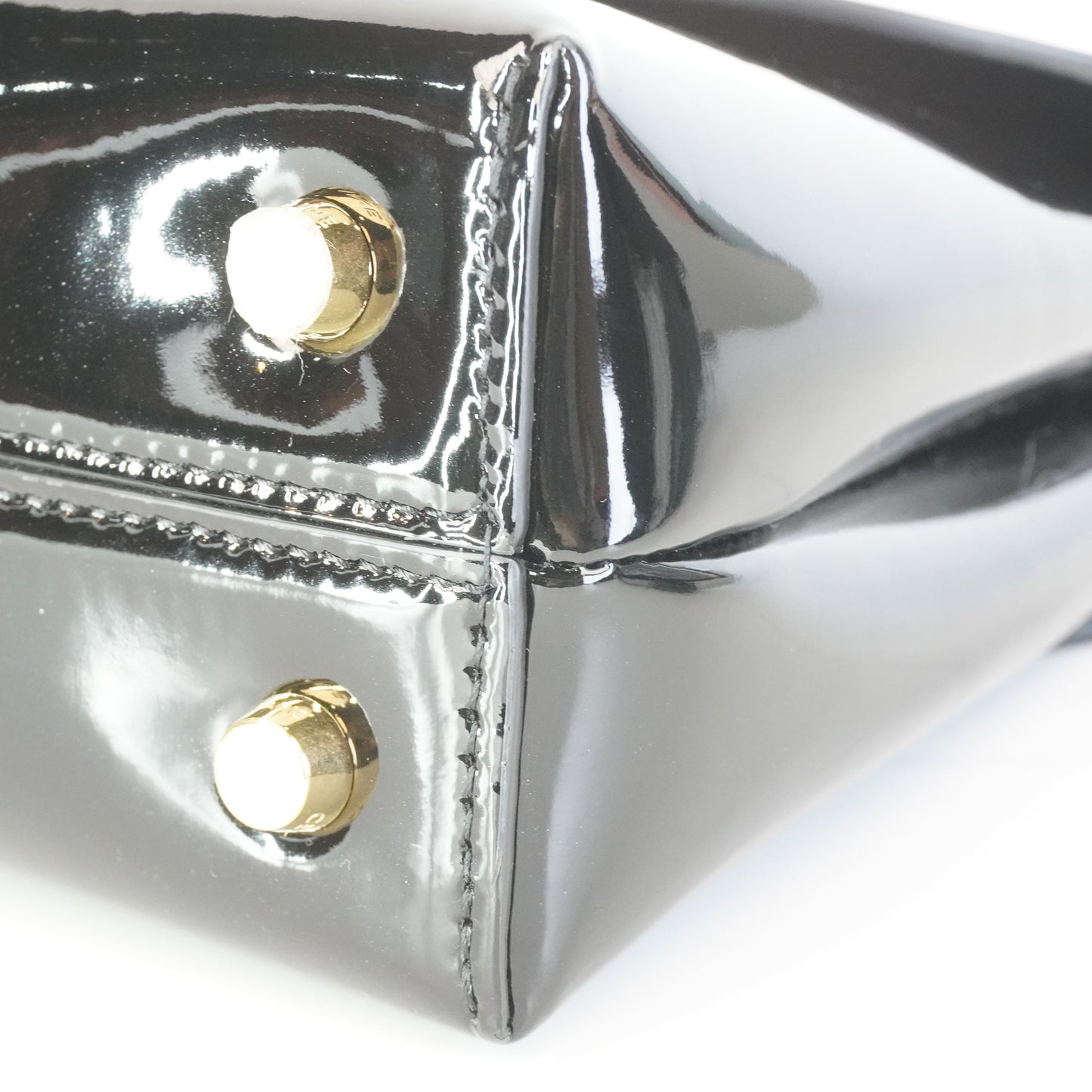 Celine Teen Nino Bag Black Patent