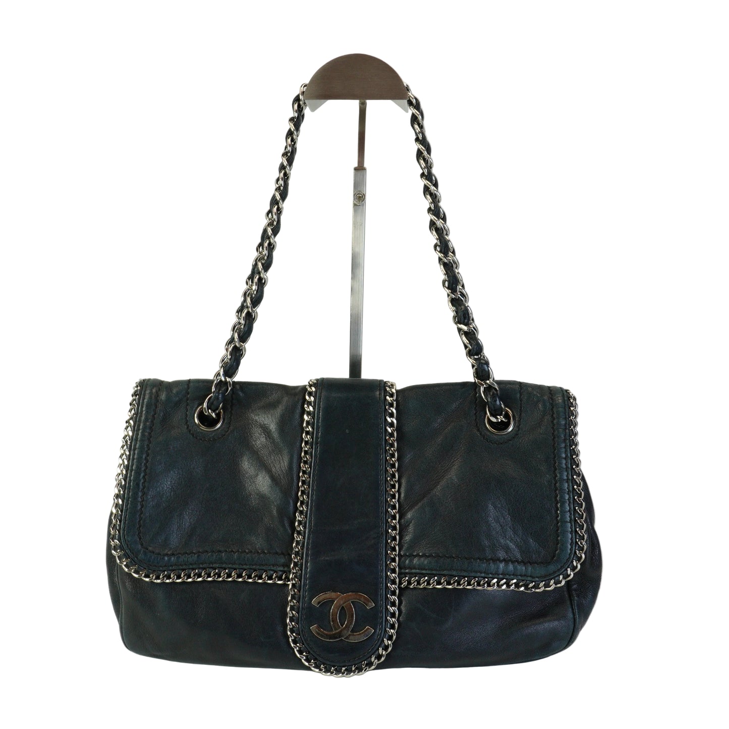 Chanel Madison Lambskin Leather Black RHW