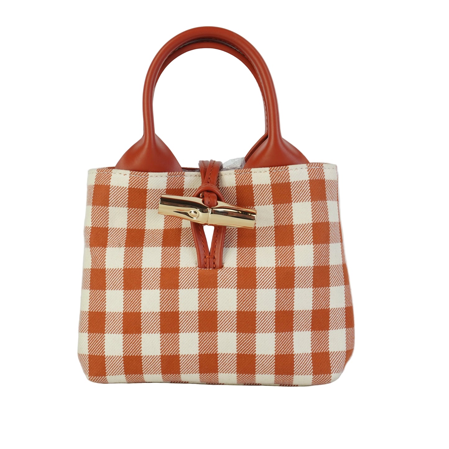 Longchamp	Small Tote Red/White