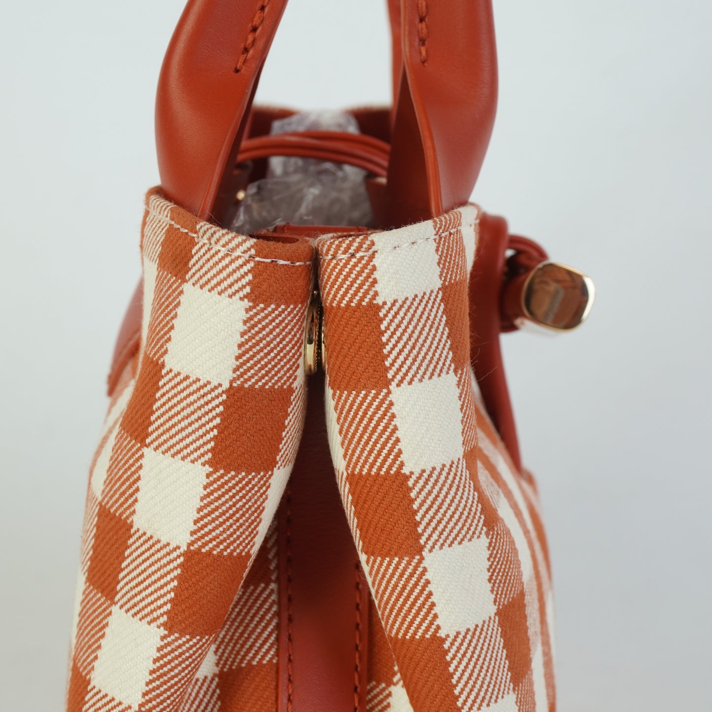 Longchamp	Small Tote Red/White