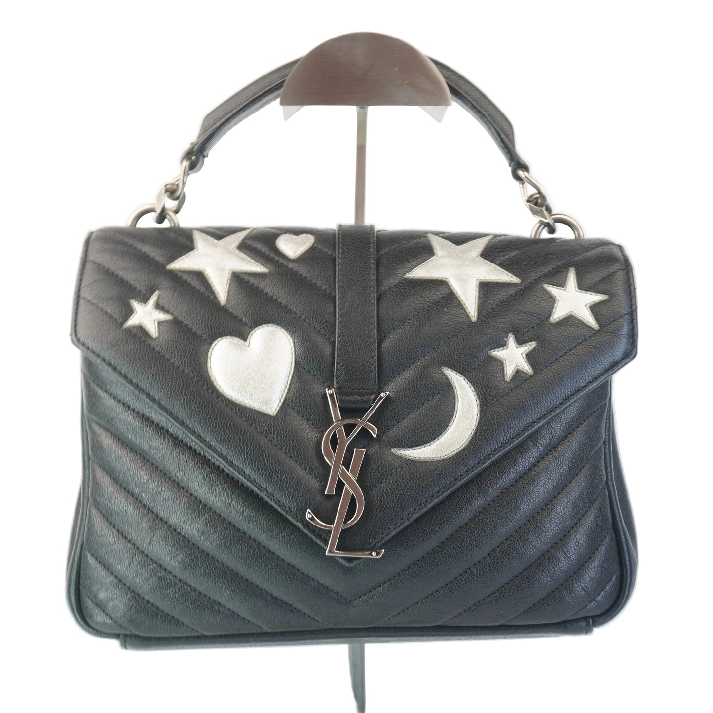 YSL	College Medium Black