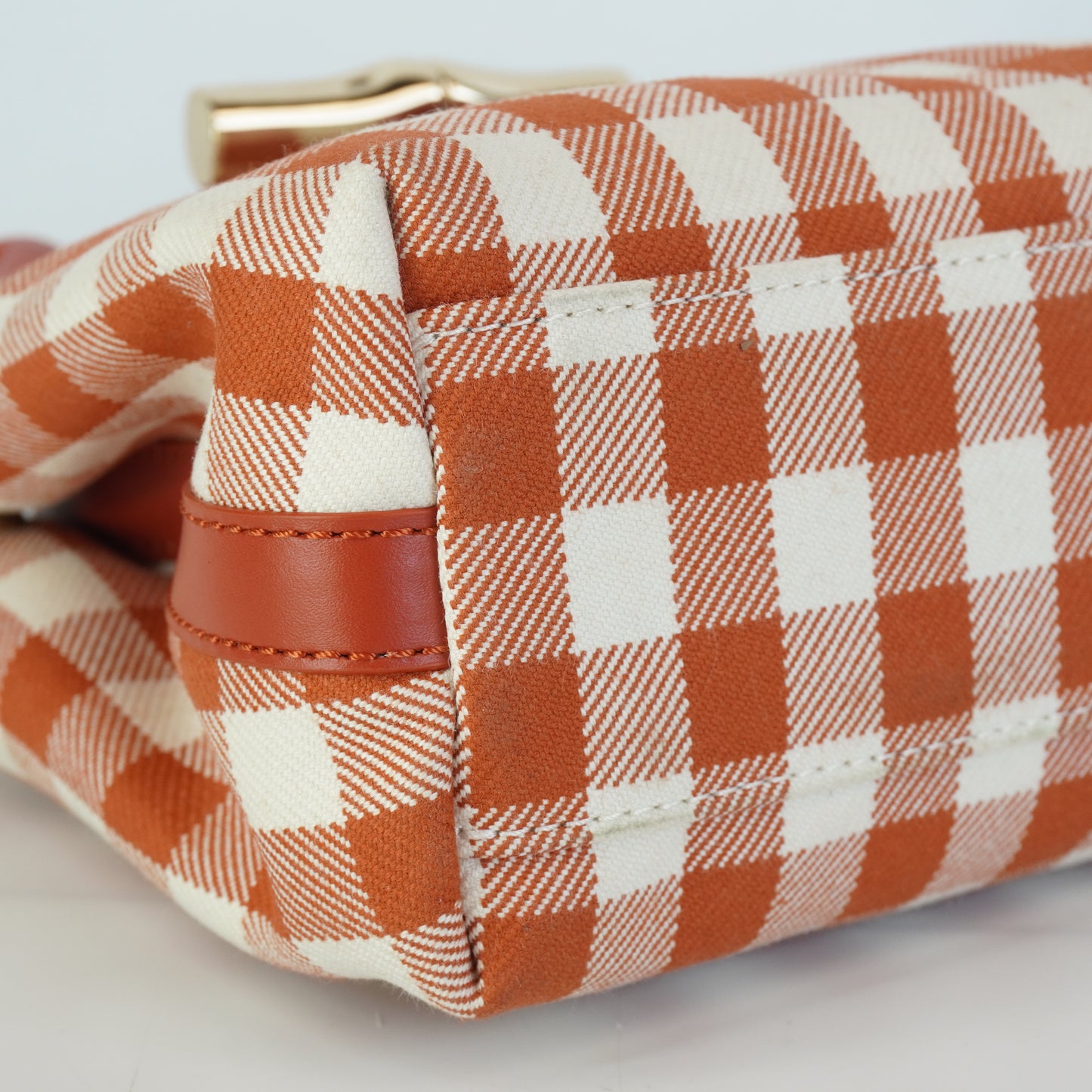 Longchamp	Small Tote Red/White