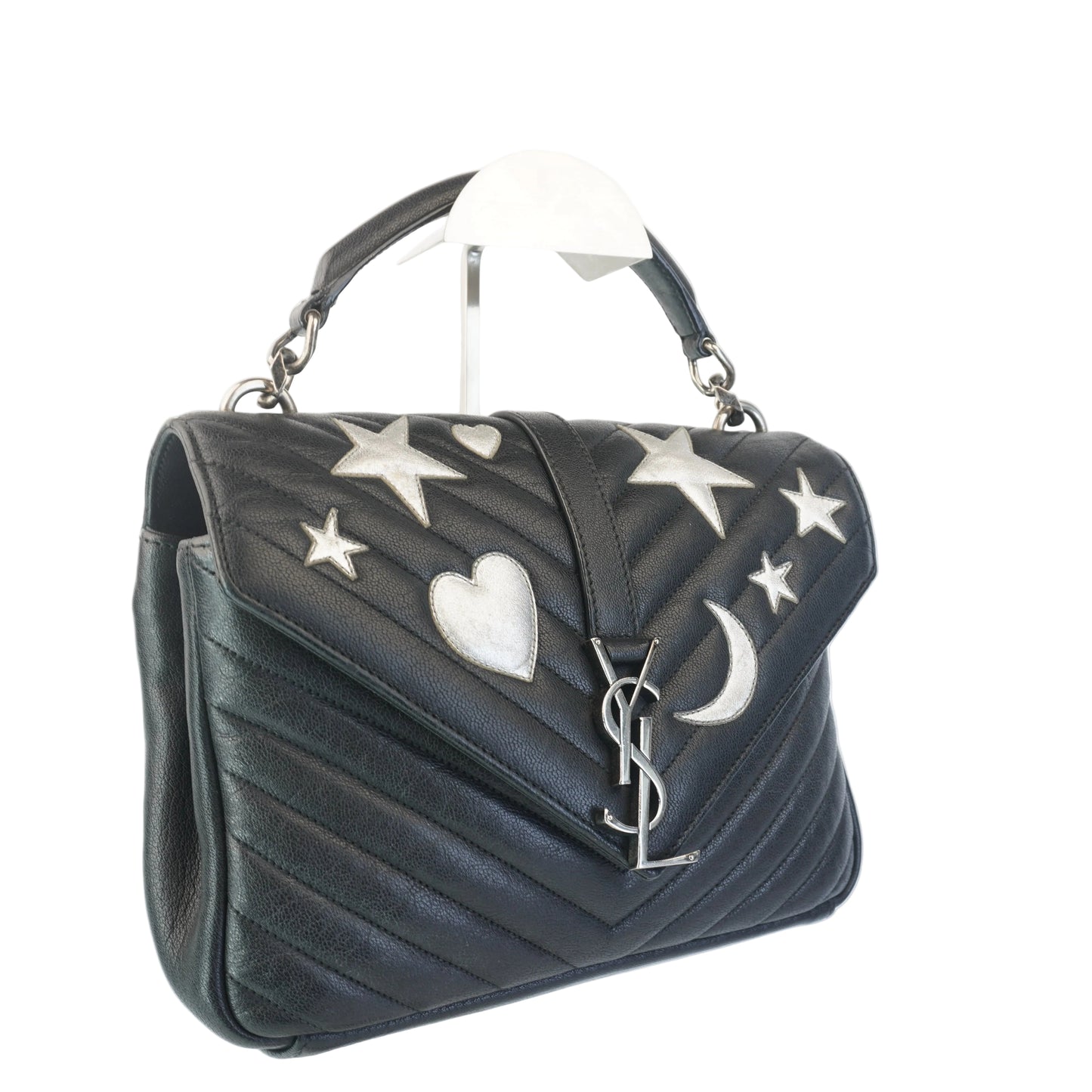 YSL	College Medium Black