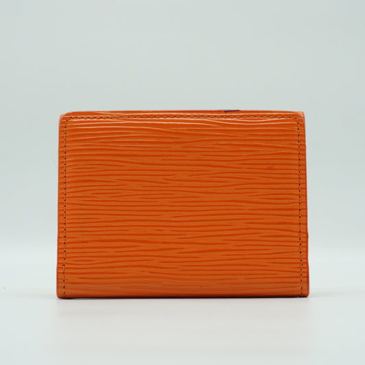 Louis Vuitton	Orange Epi Leather Card Holder