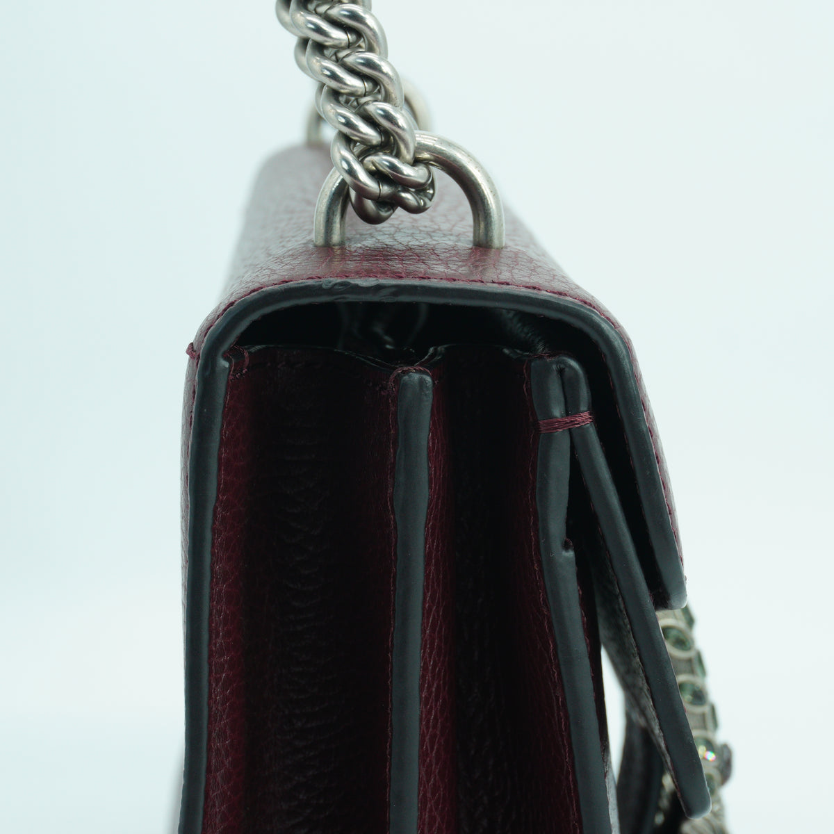 Gucci Dionysus Pebbled Calfskin Burgundy Medium SHW