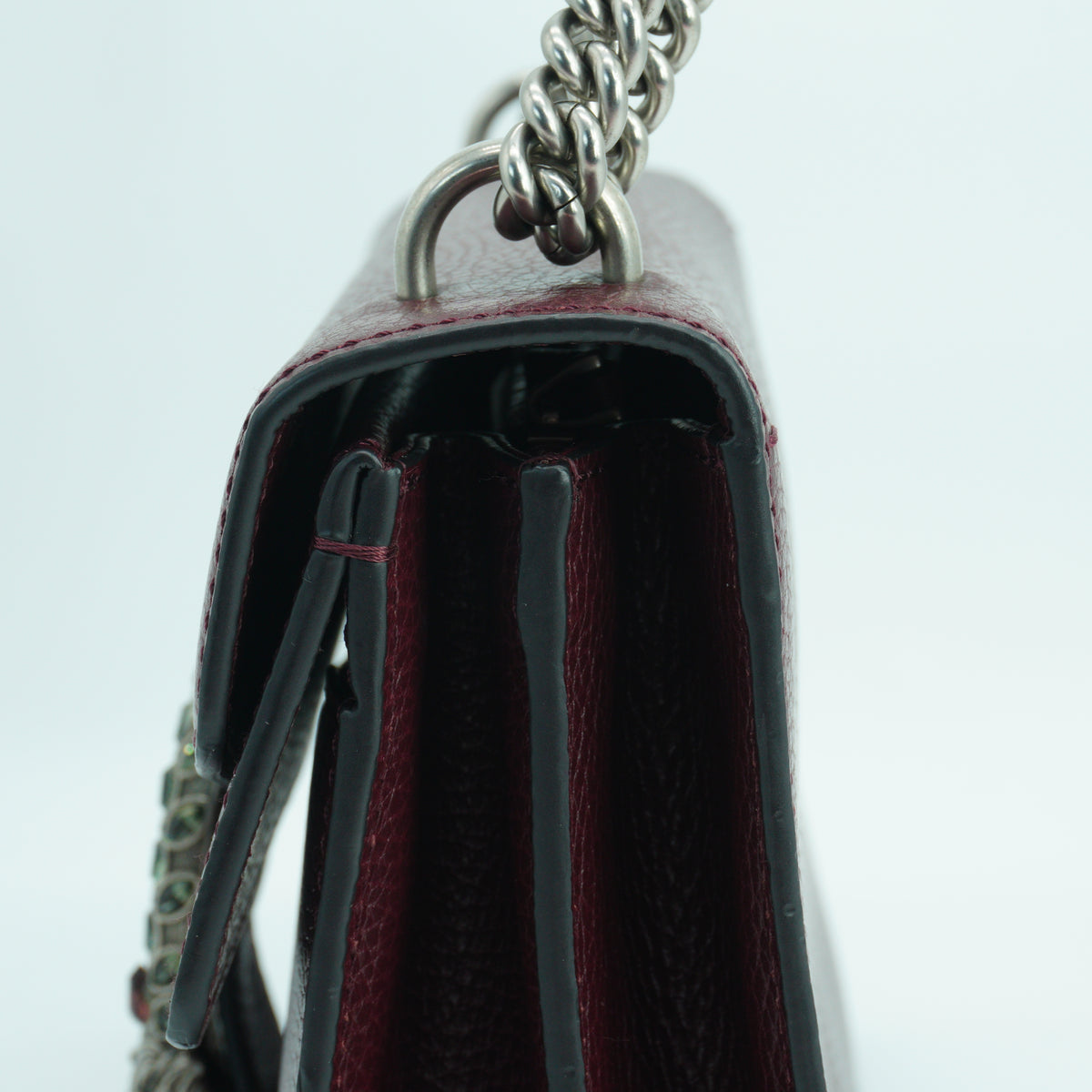Gucci Dionysus Pebbled Calfskin Burgundy Medium SHW