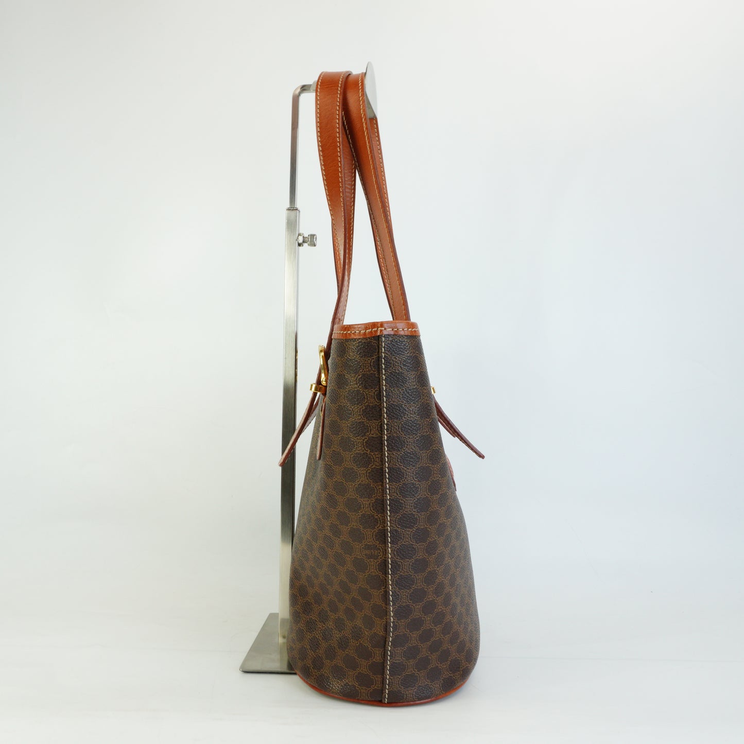 Celine  Macadam Tote Brown Small GHW