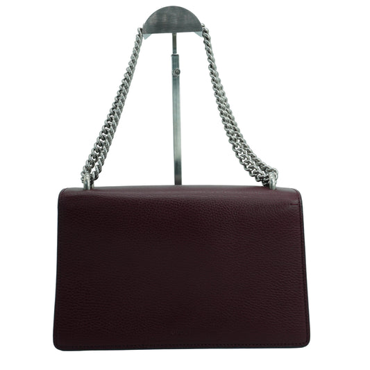 Gucci Dionysus Pebbled Calfskin Burgundy Medium SHW