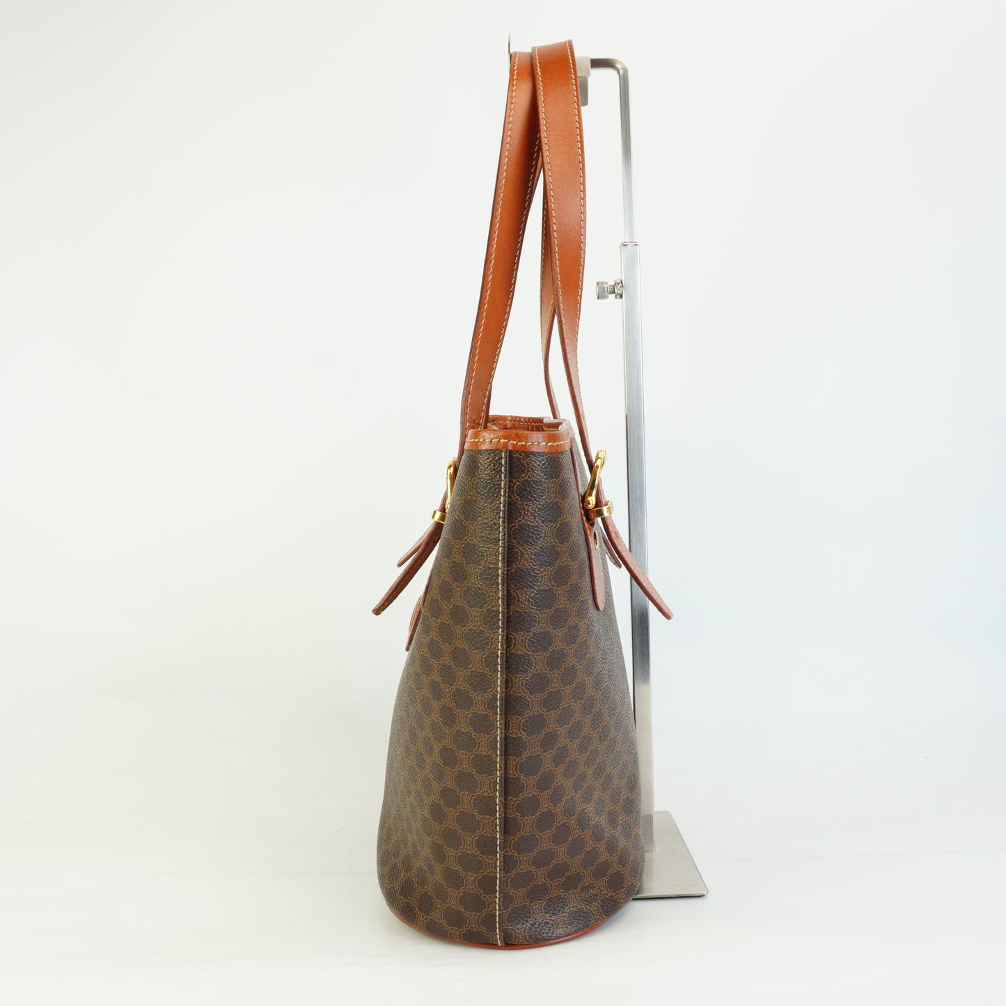 Celine  Macadam Tote Brown Small GHW