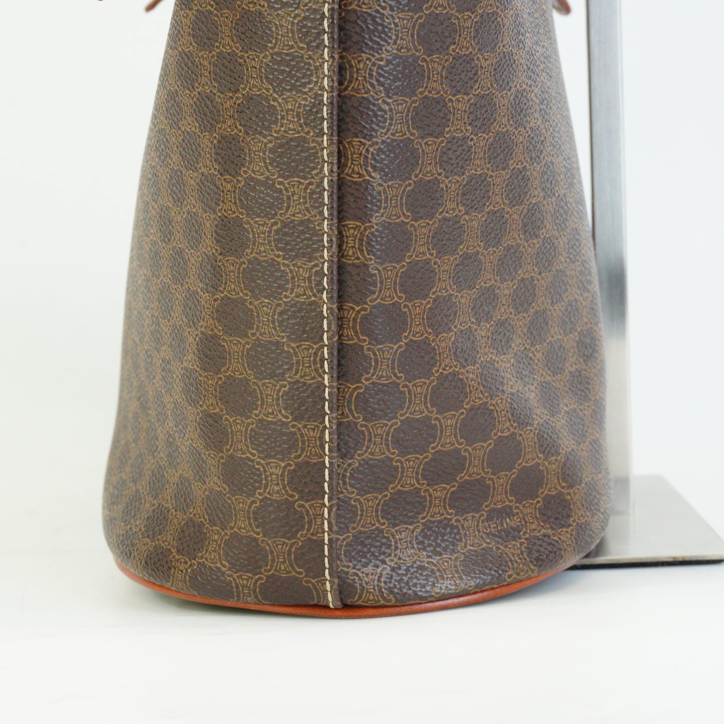 Celine  Macadam Tote Brown Small GHW