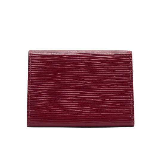 Louis Vuitton	Red Epi Leather Card Holder