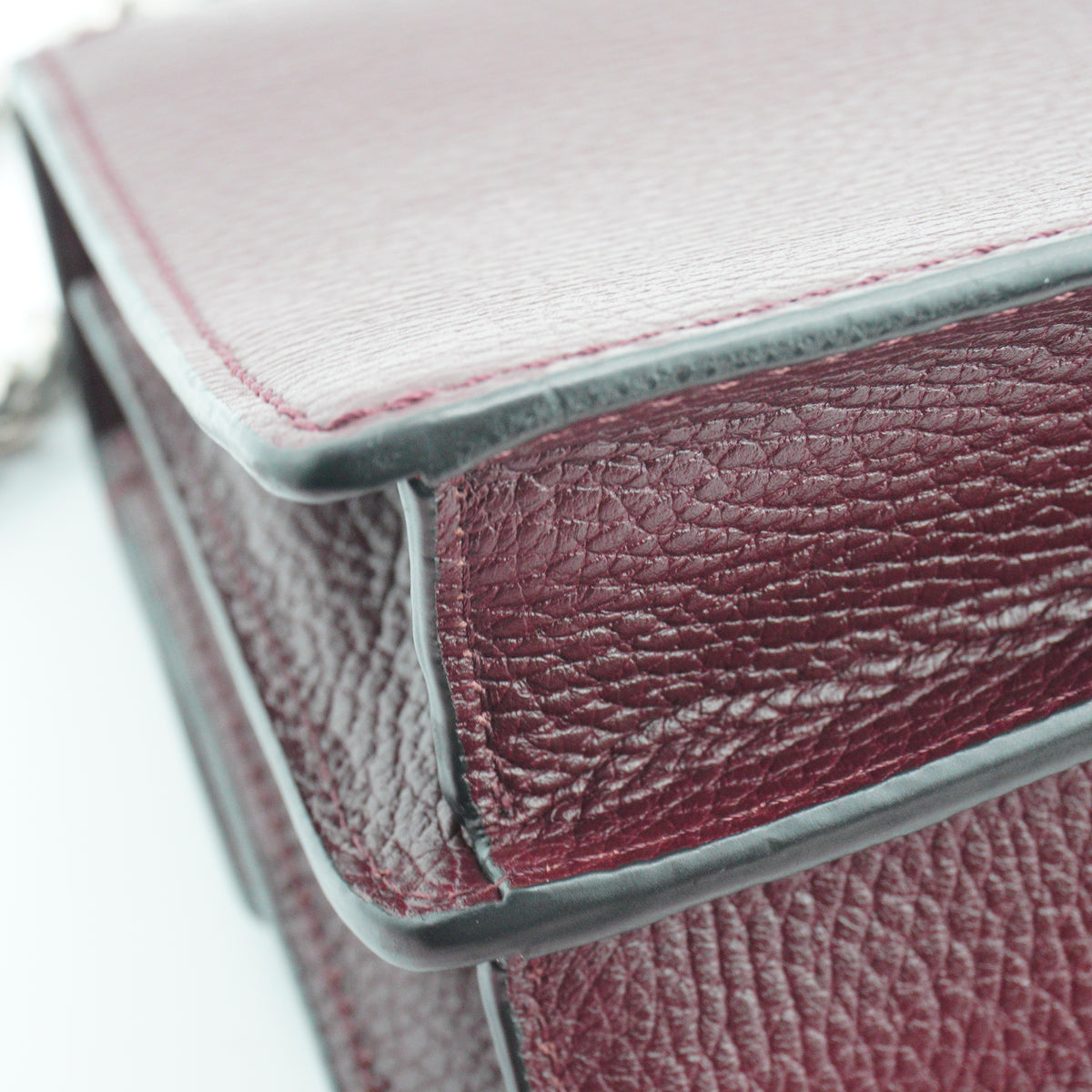 Gucci Dionysus Pebbled Calfskin Burgundy Medium SHW