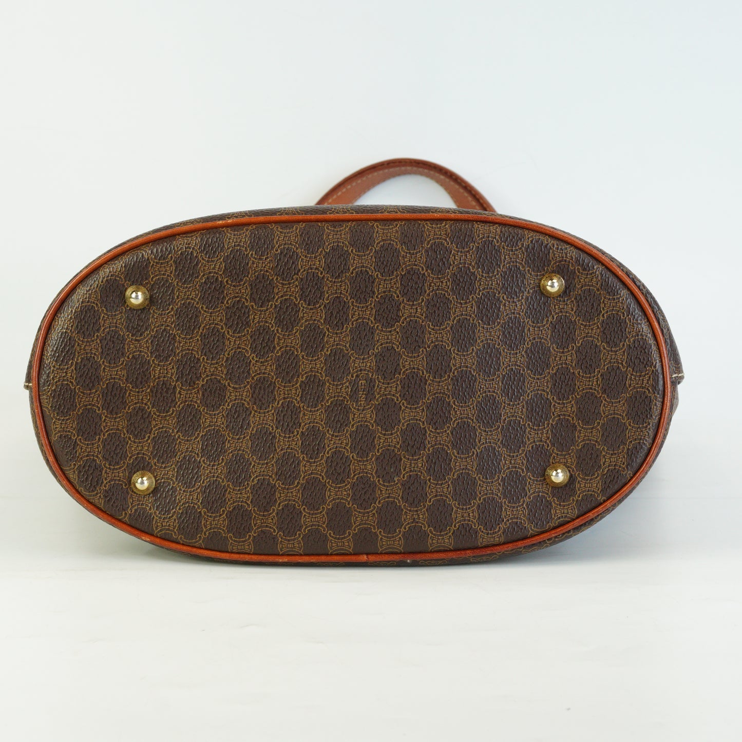 Celine  Macadam Tote Brown Small GHW