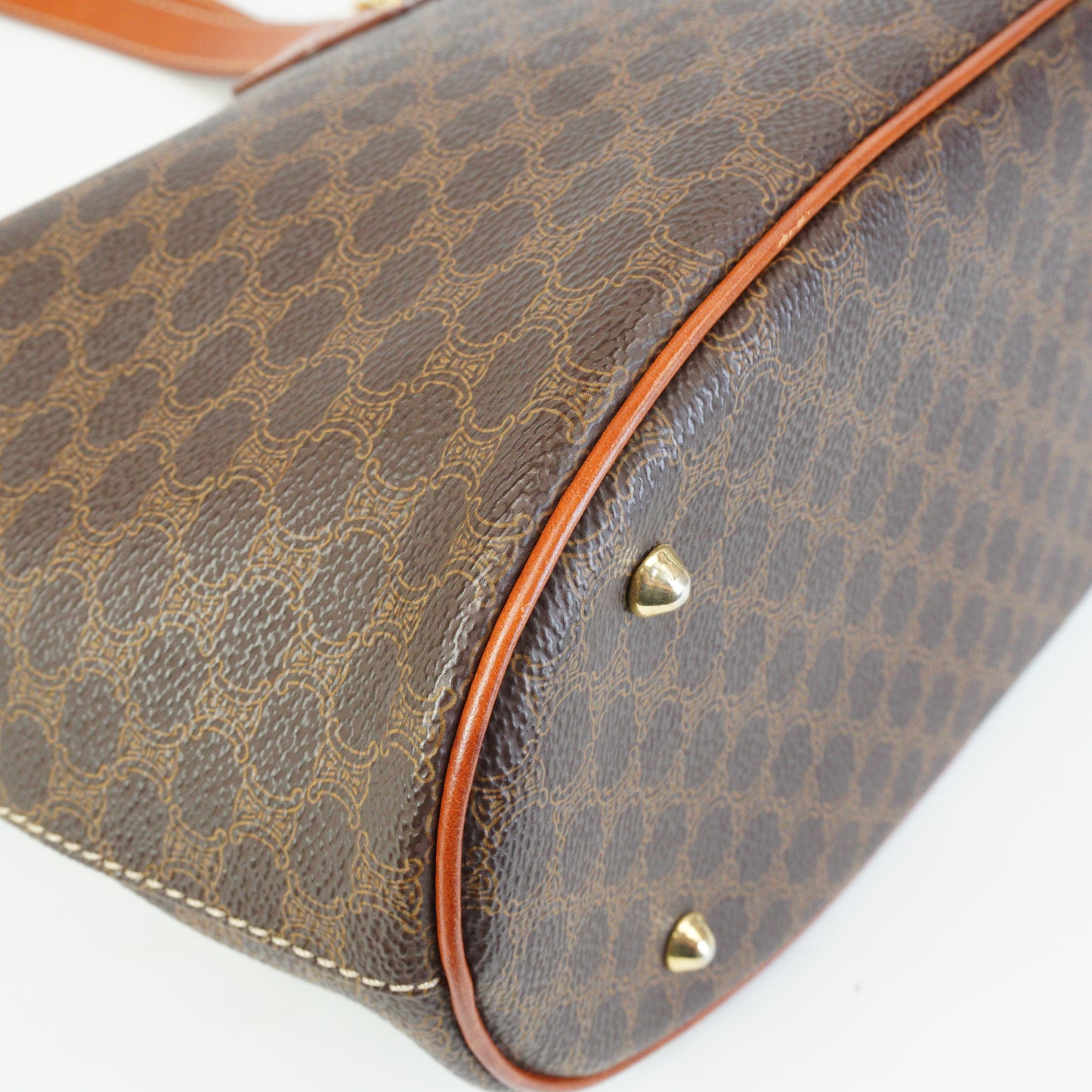 Celine  Macadam Tote Brown Small GHW