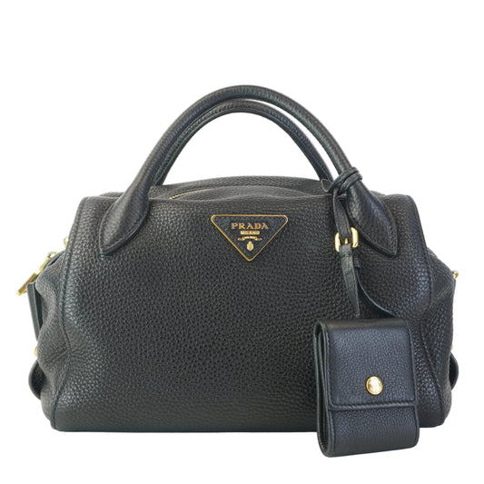 Prada 1BB032 Vit.Daino Black
