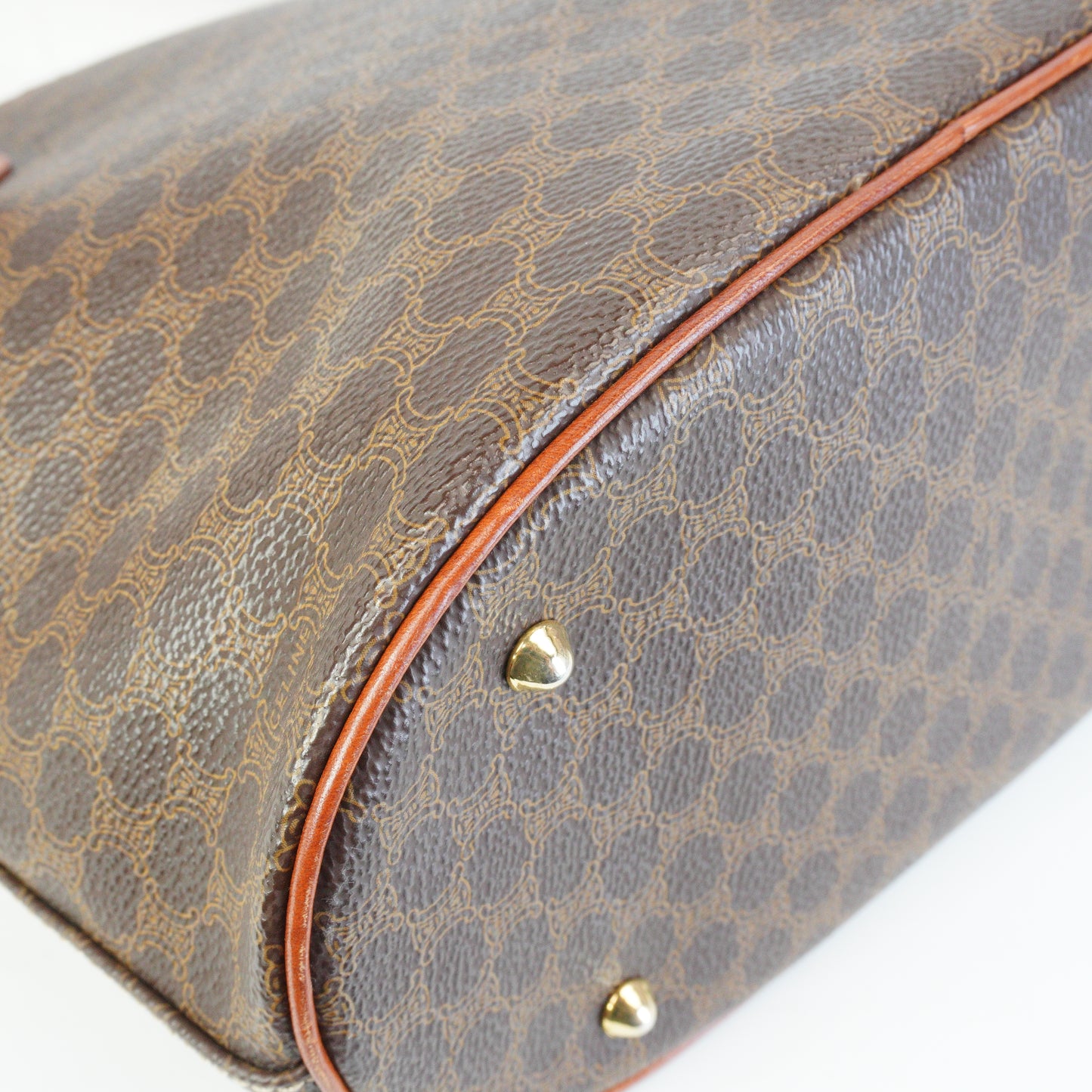Celine  Macadam Tote Brown Small GHW