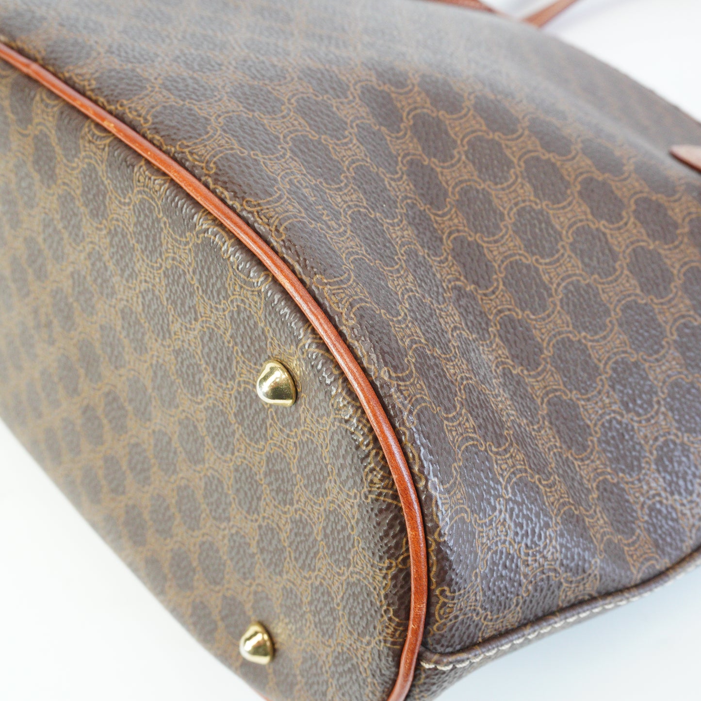 Celine  Macadam Tote Brown Small GHW