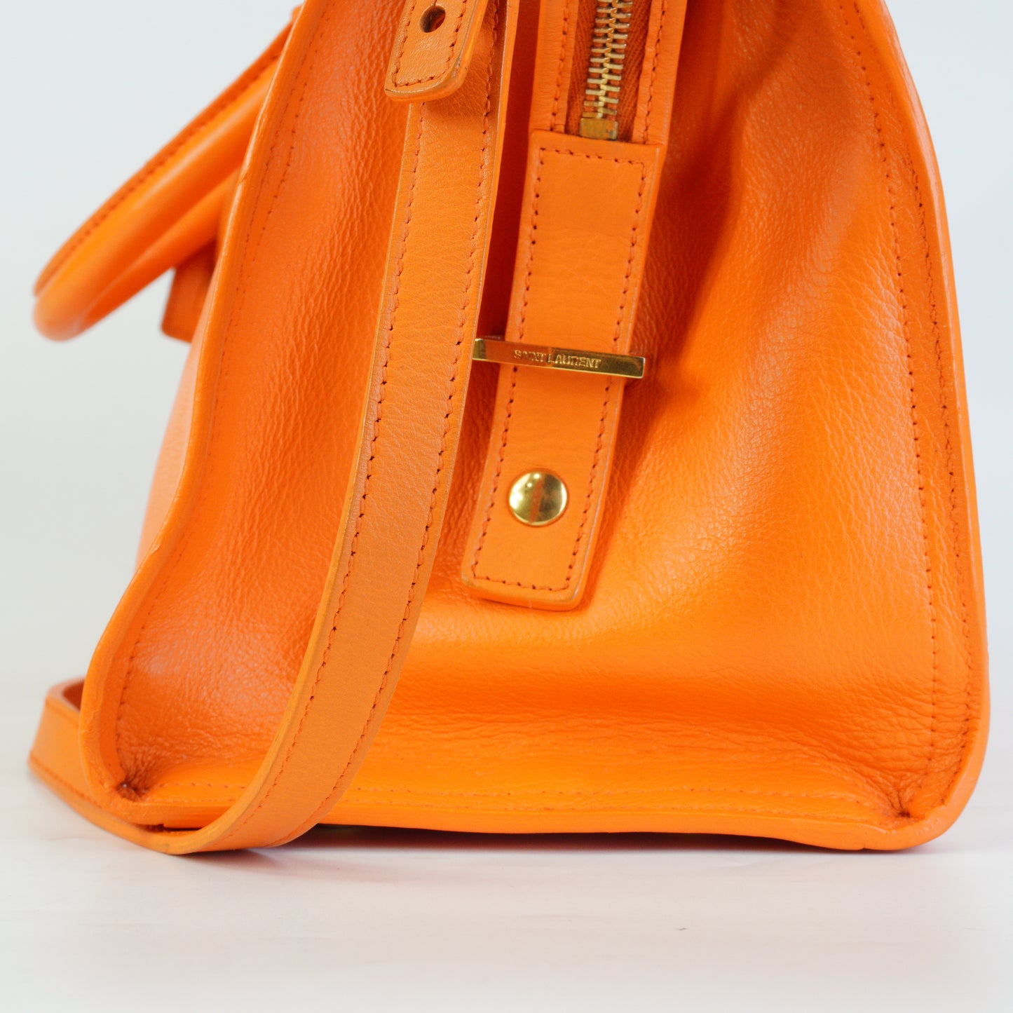 YSL	Class Y Cabas Large Orange GHW