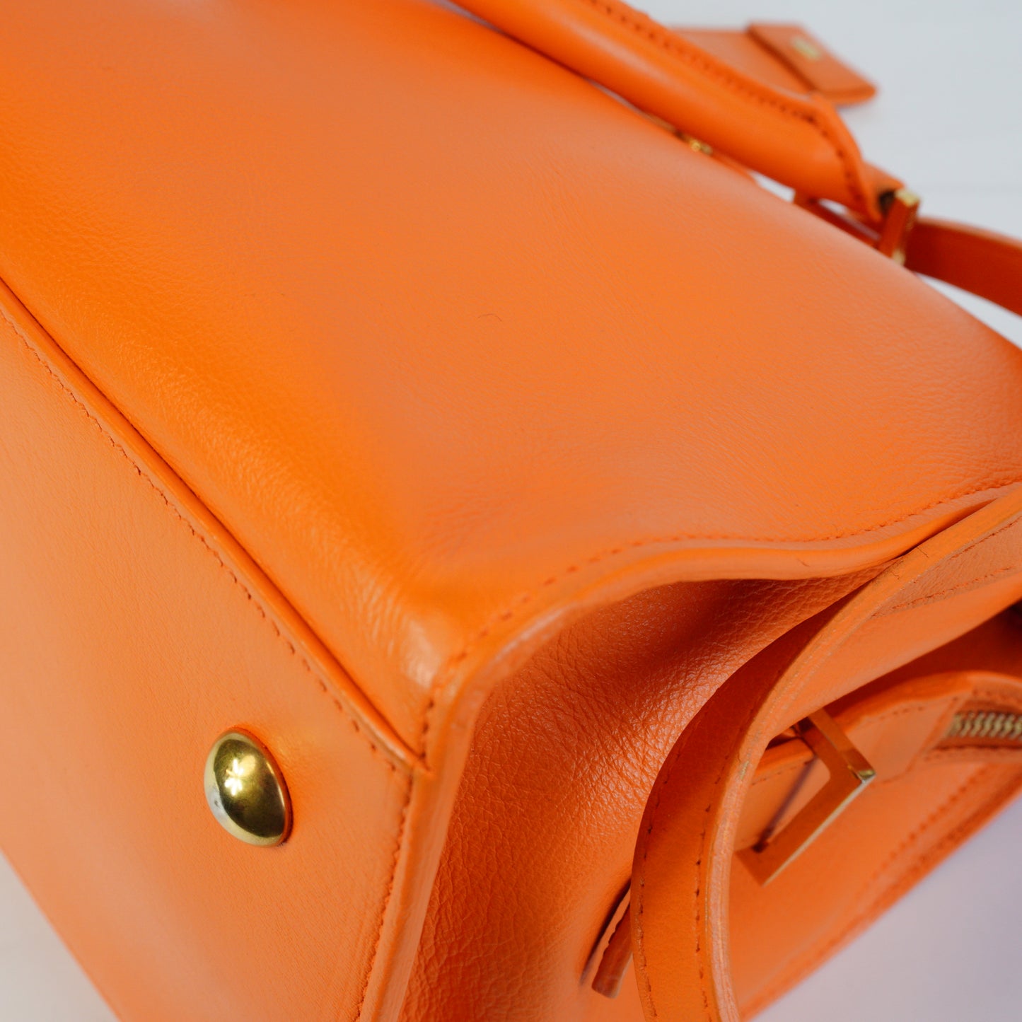 YSL	Class Y Cabas Large Orange GHW