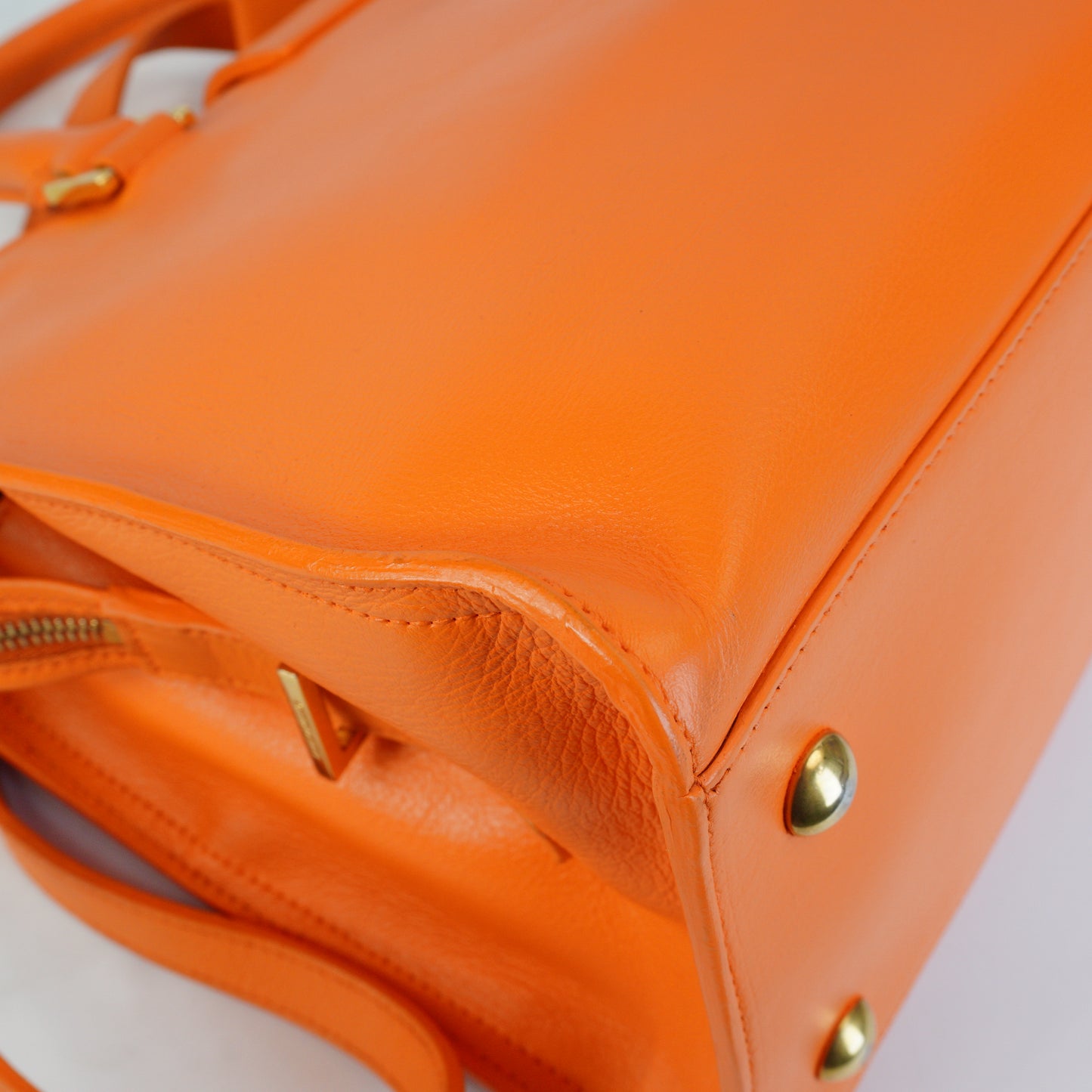 YSL	Class Y Cabas Large Orange GHW