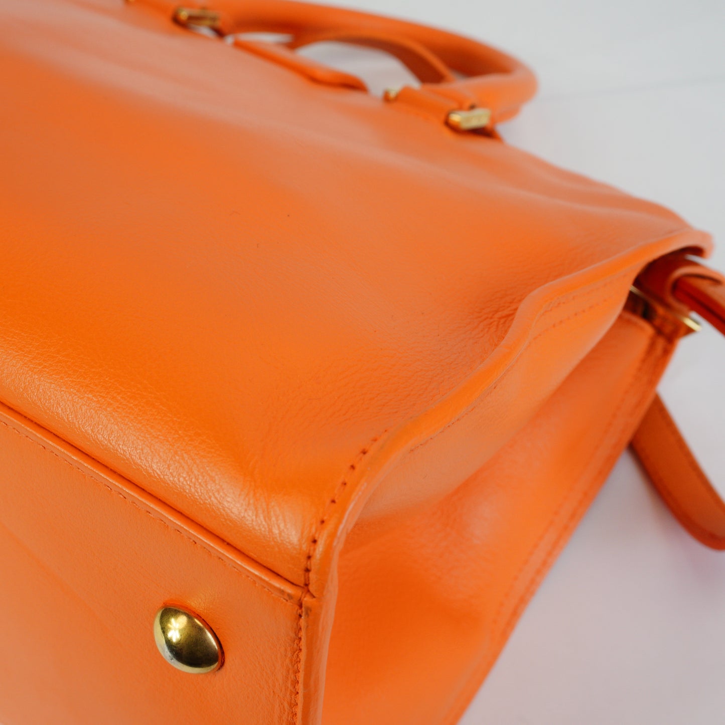 YSL	Class Y Cabas Large Orange GHW
