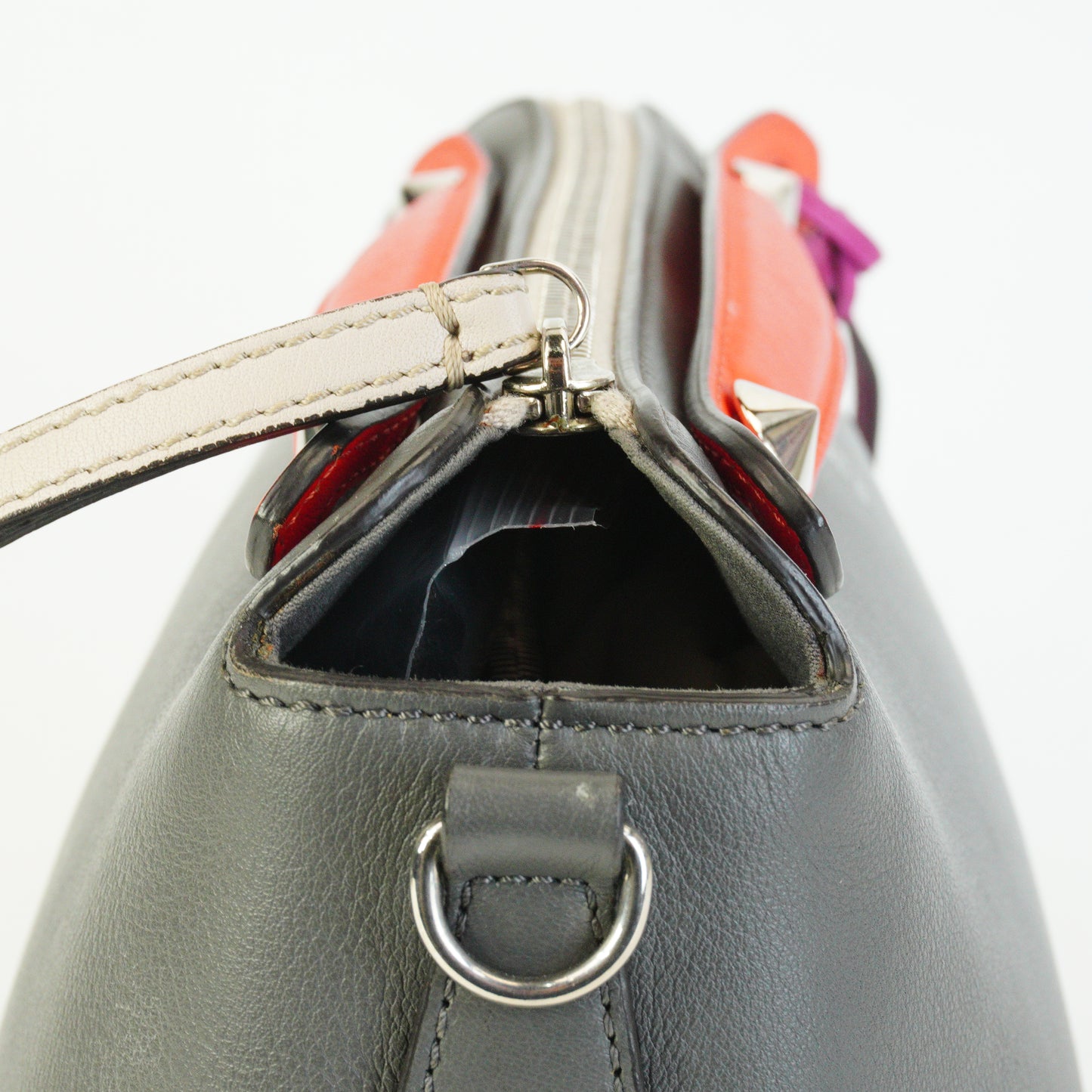 Fendi By The Way Calfskin Medium Gray SHW