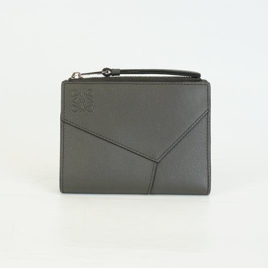 Loewe Puzzle Slim Compact Wallet Dark Grey SHW