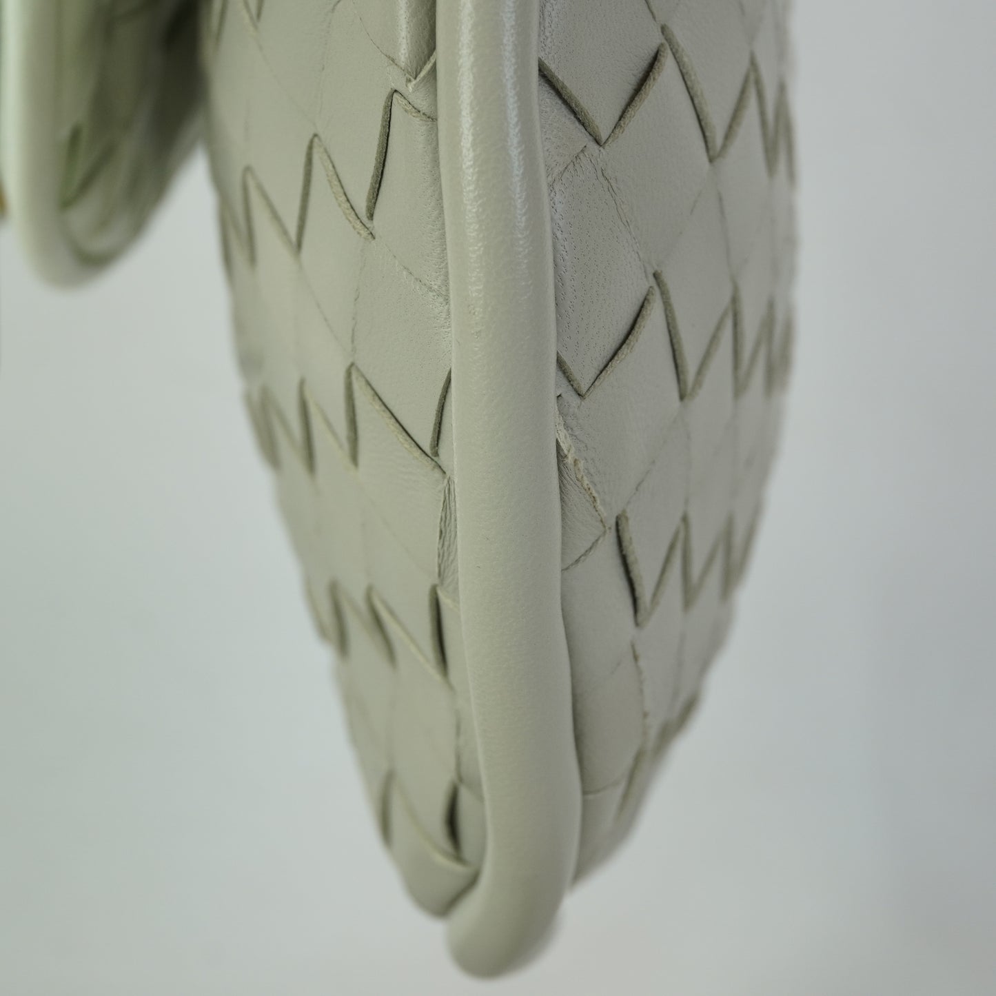 Bottega Veneta Gemelli Shoulder Bag Gray/White
