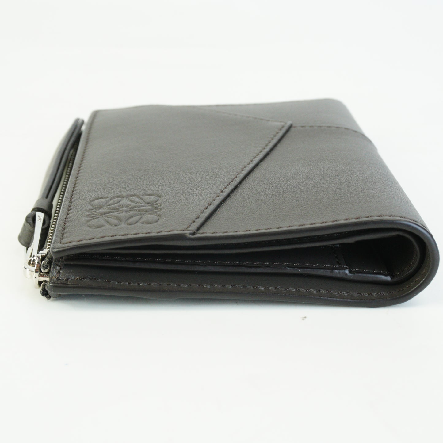 Loewe Puzzle Slim Compact Wallet Dark Grey SHW
