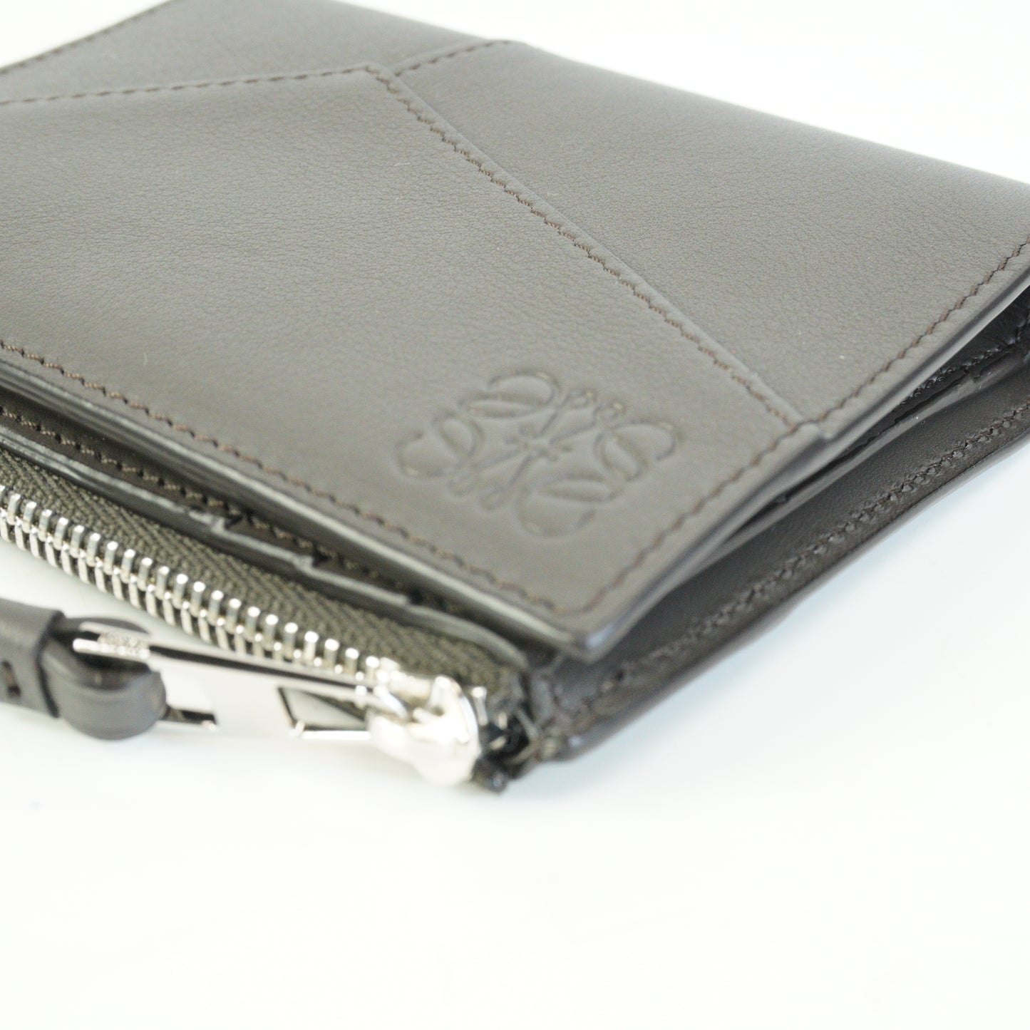 Loewe Puzzle Slim Compact Wallet Dark Grey SHW