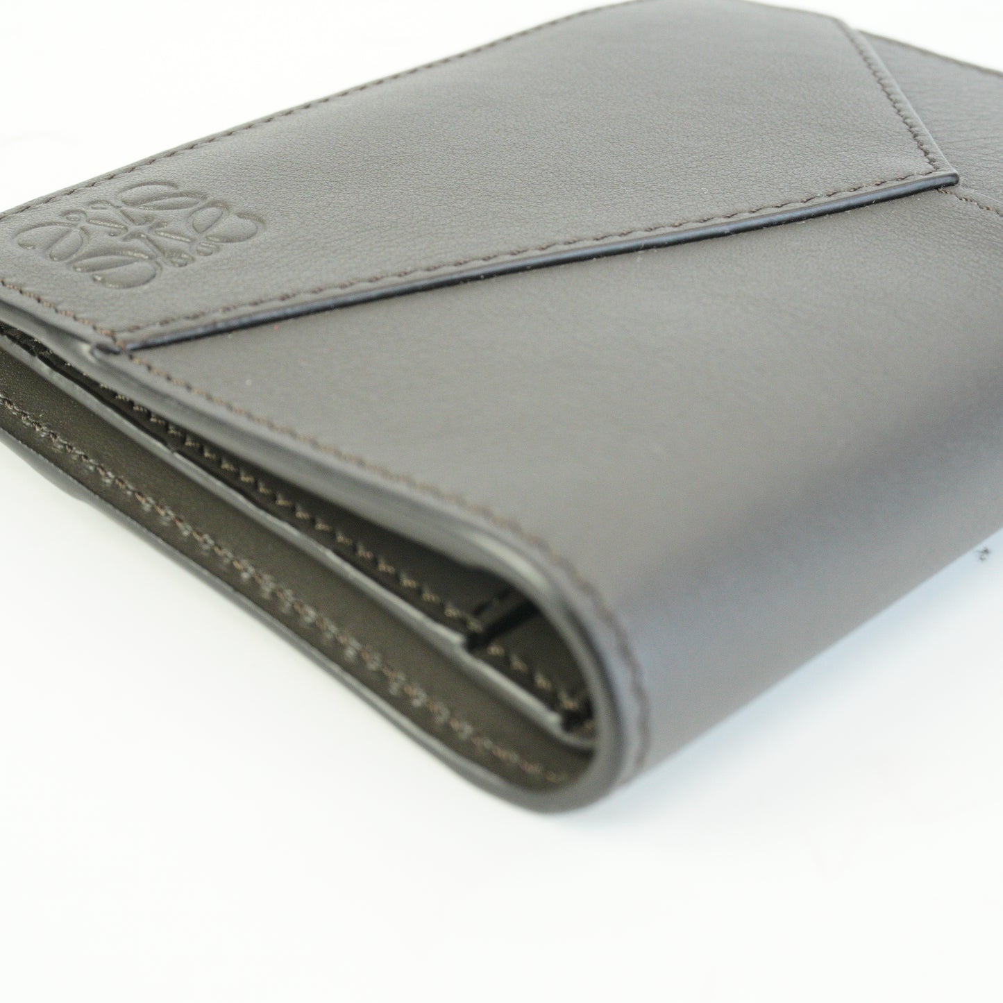 Loewe Puzzle Slim Compact Wallet Dark Grey SHW