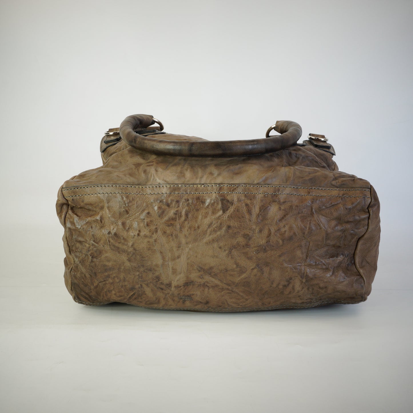 Givenchy Pandora Medium Crinkled Textured Brown SHW