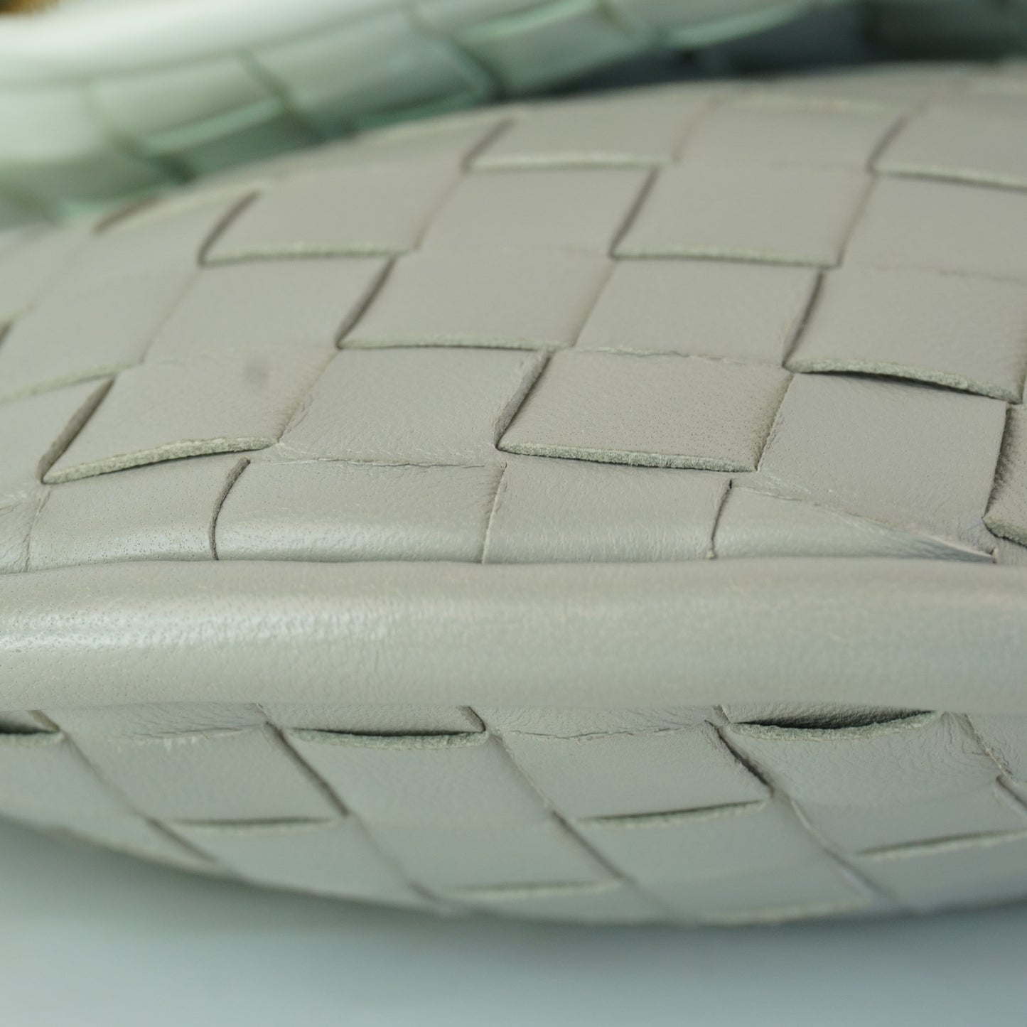 Bottega Veneta Gemelli Shoulder Bag Gray/White